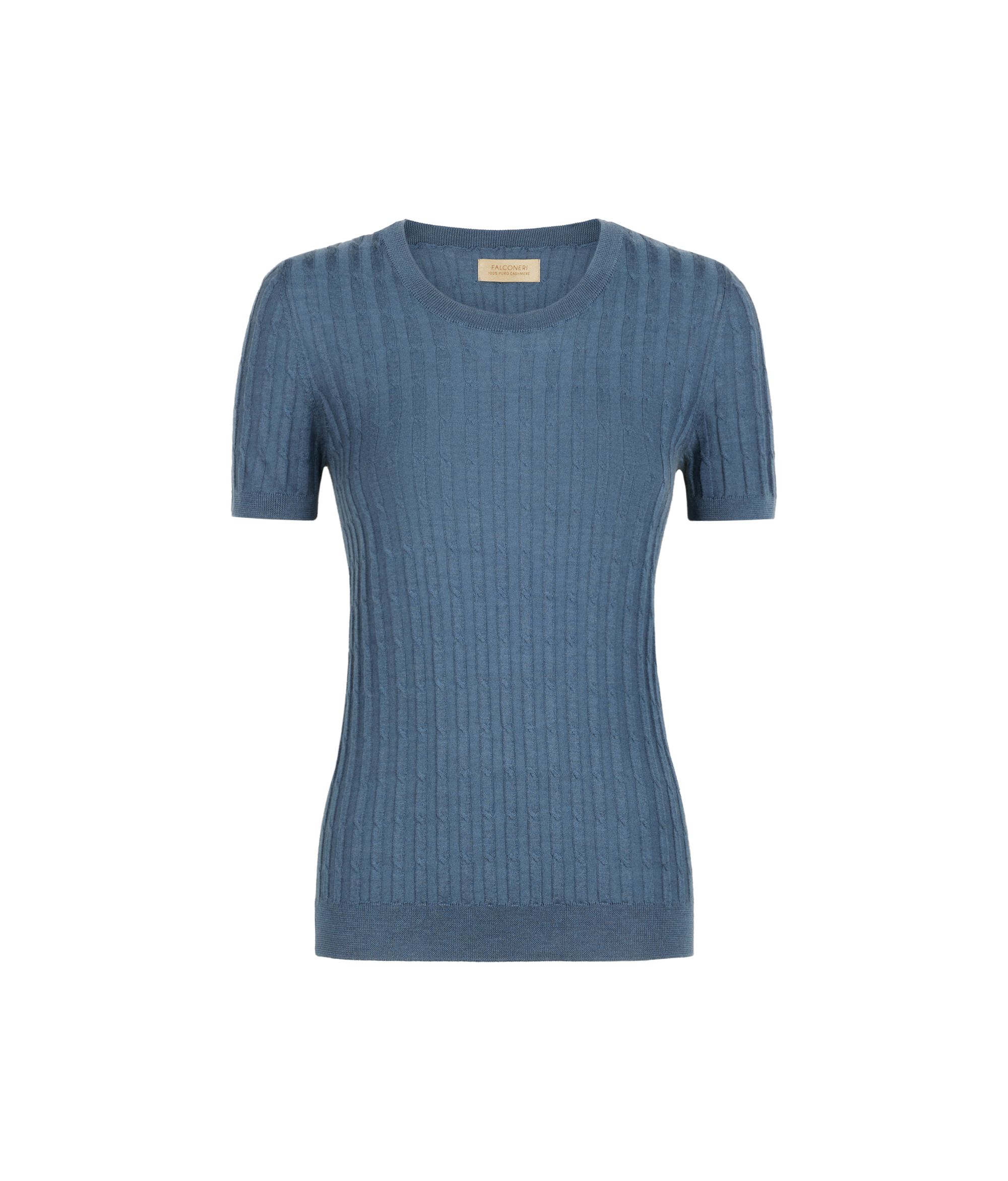 Ultrafine Cashmere Cable Pattern Jumper