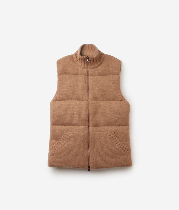 Пуховый жилет из кашемира