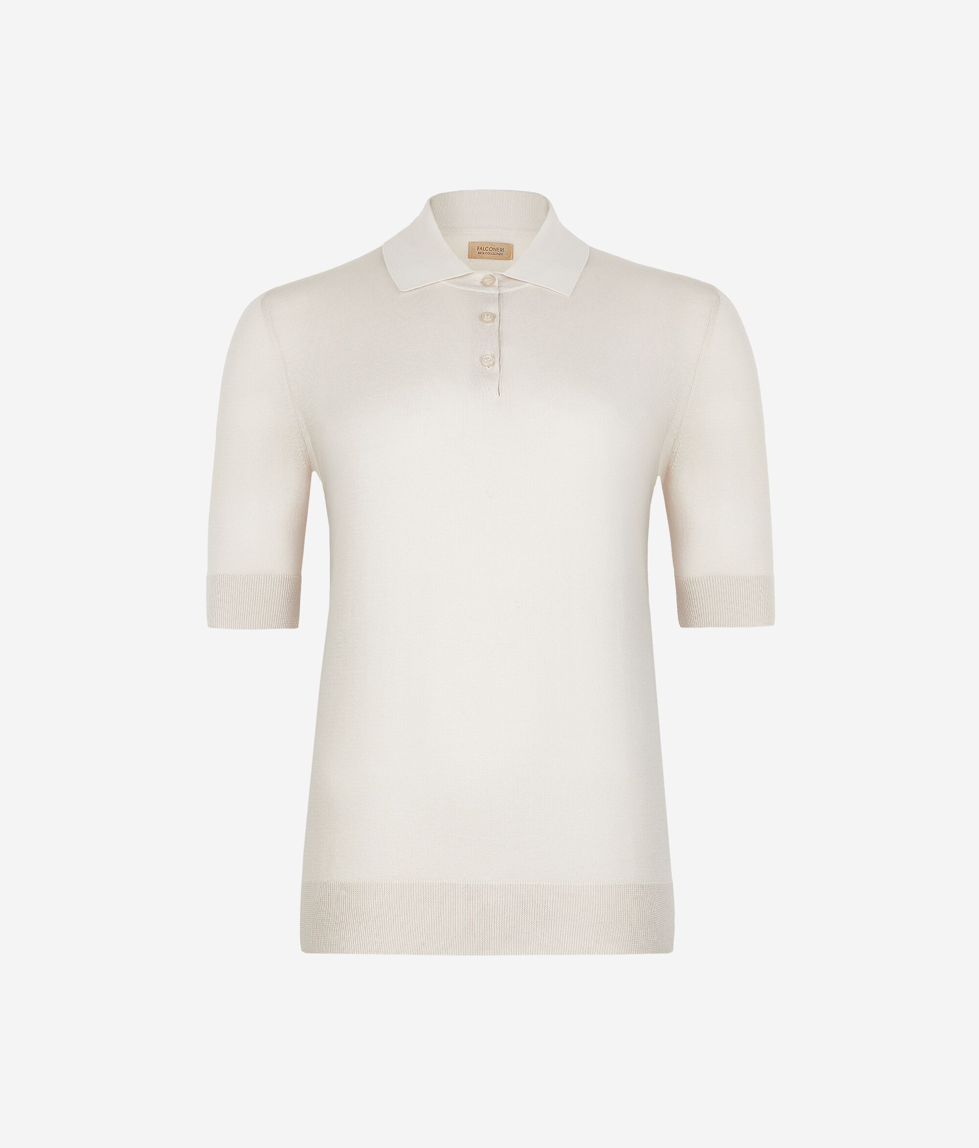 Silk Cotton Blend Polo
