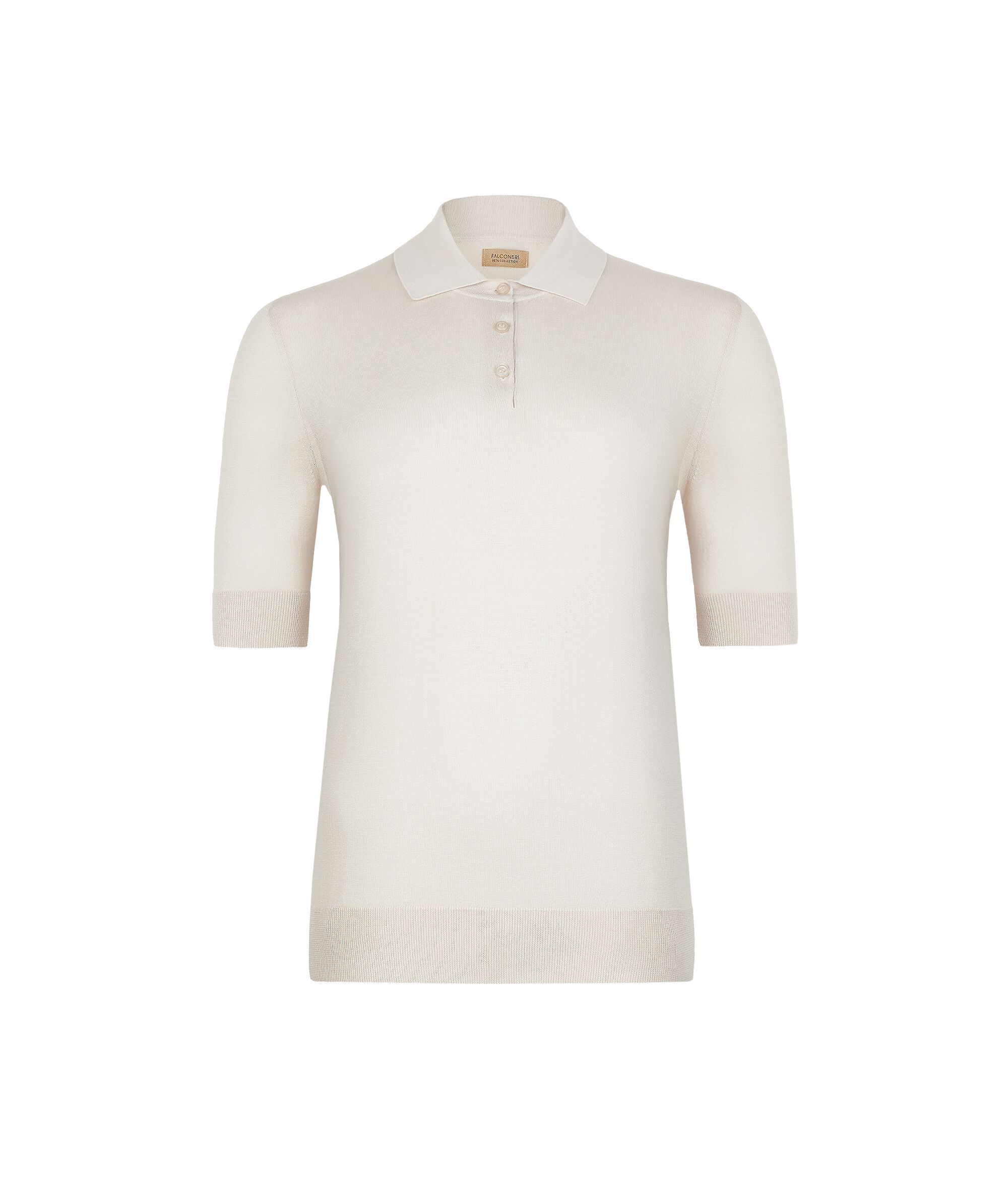 Silk Cotton Blend Polo
