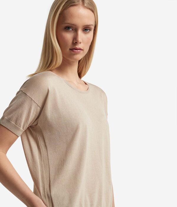 Джемпер из шелка и хлопка