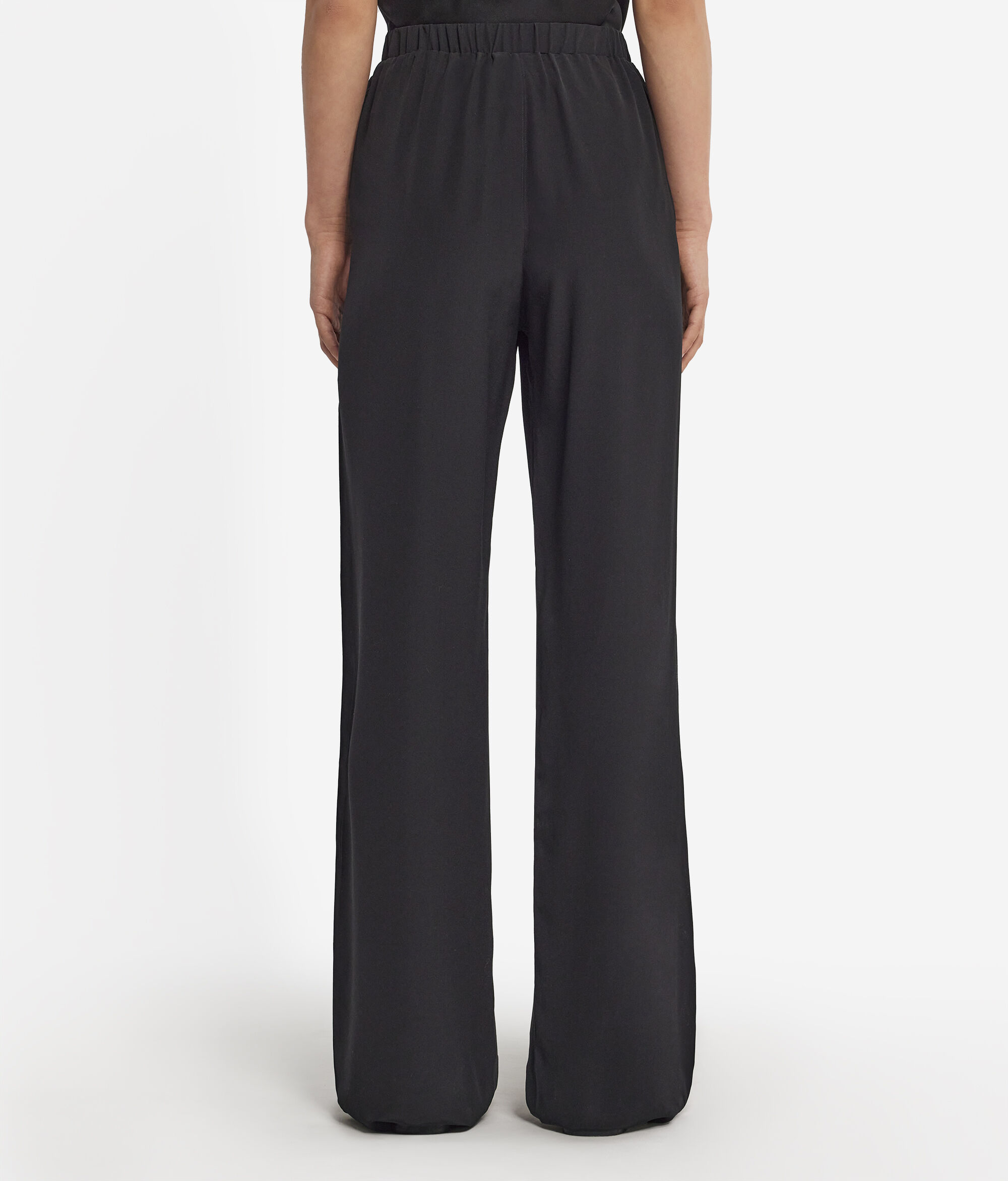 Wide Silk Trousers