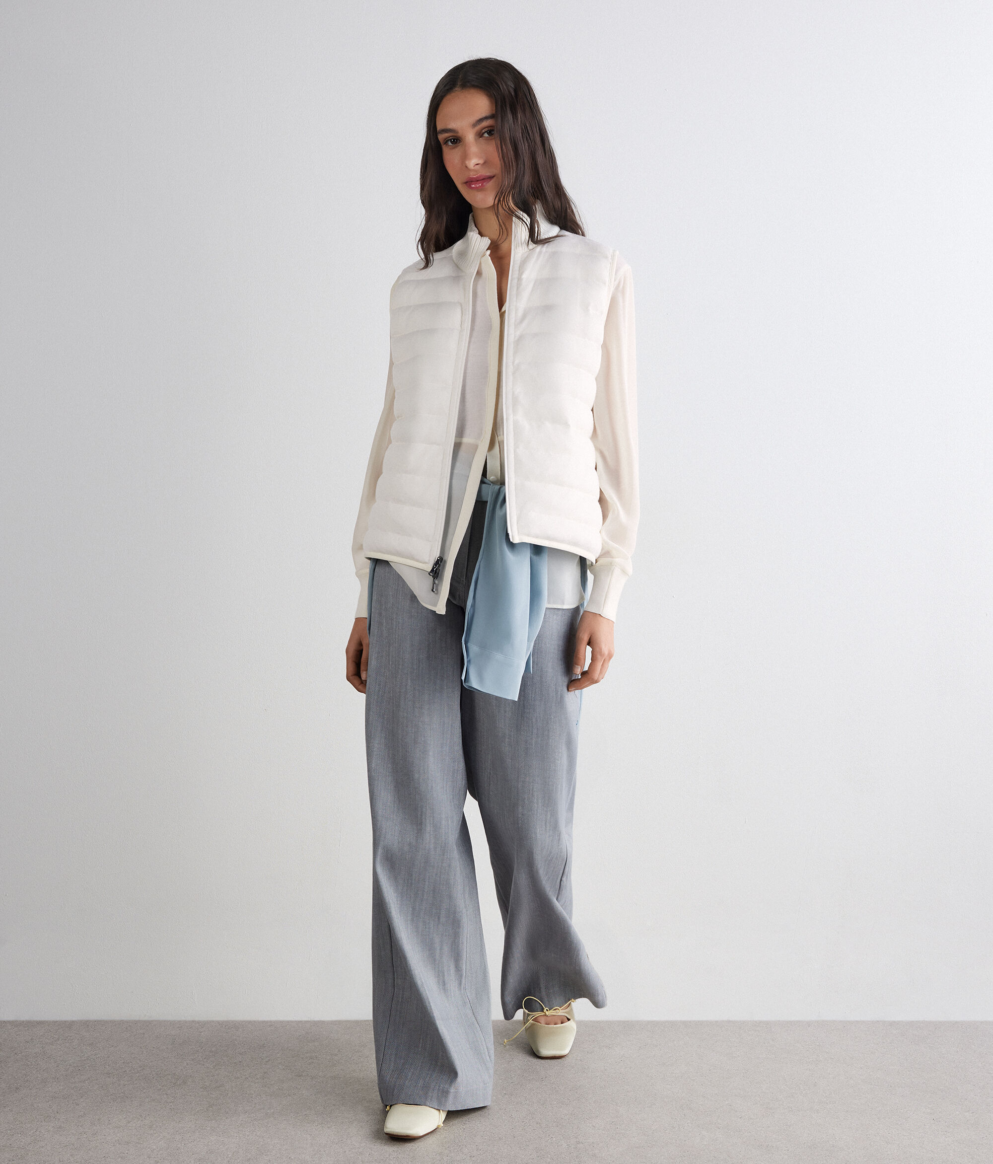 Doudoune sans manches réversible