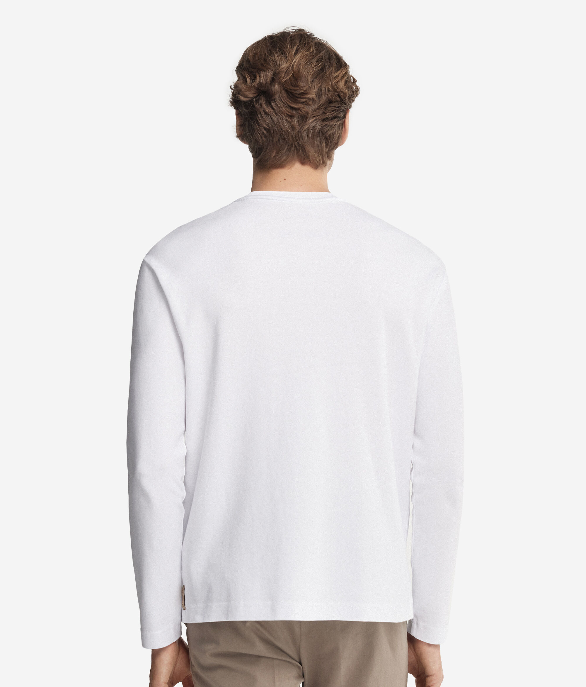Round-Neck Cotton Jersey Top