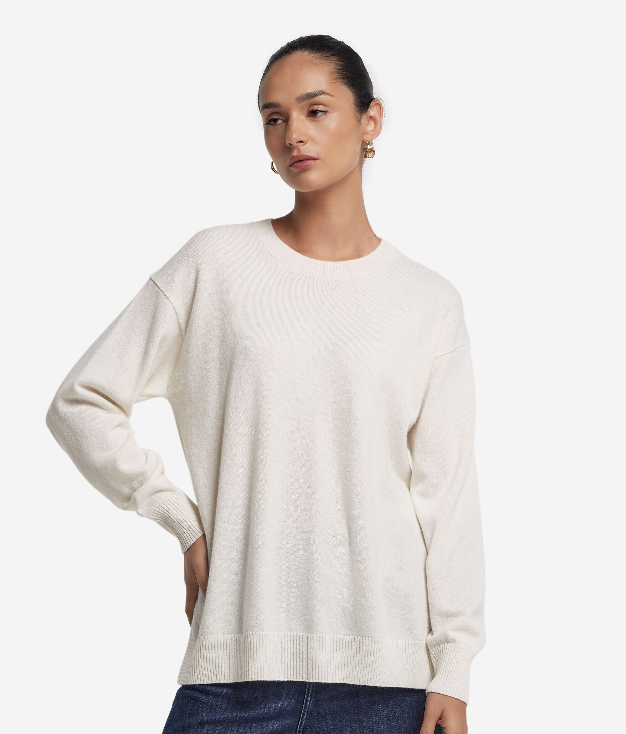 Jersei amb obertures de Cashmere Ultrasoft