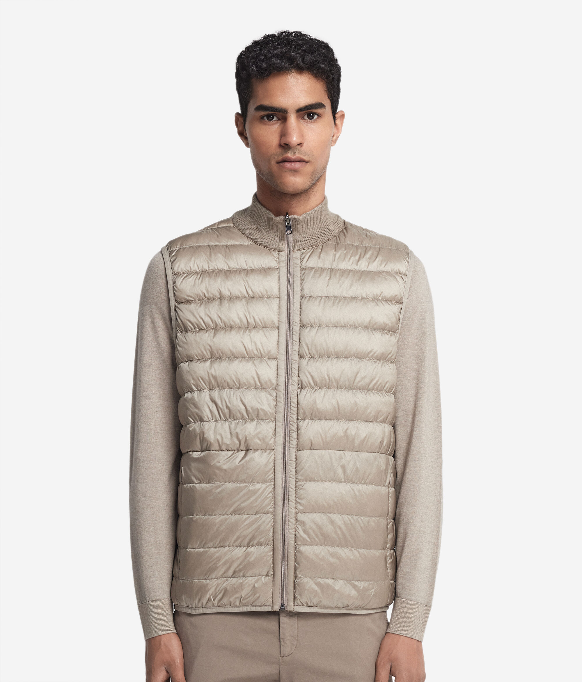 Reversible Cashmere Down Gilet