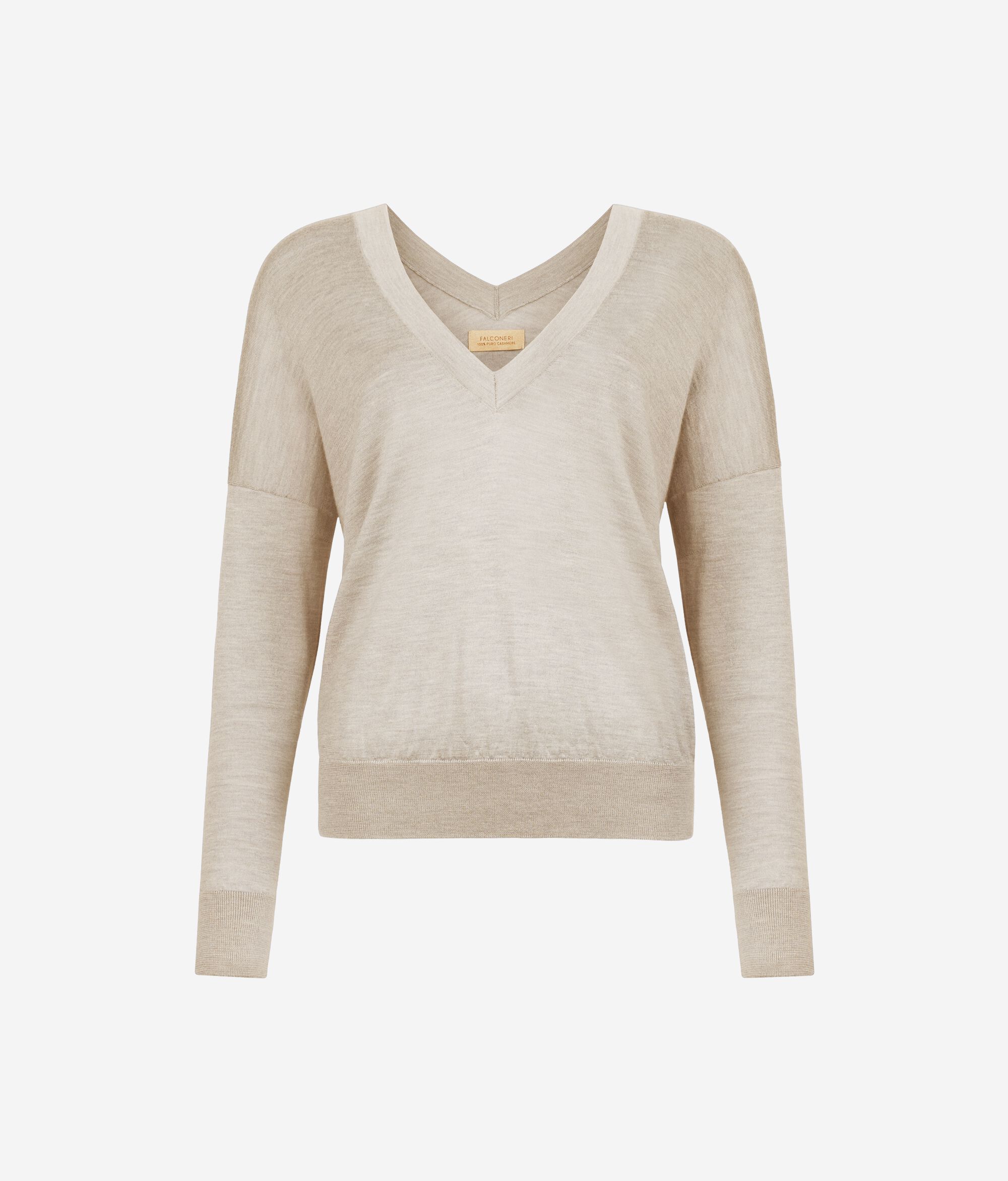 Pullover mit doppeltem V-Ausschnitt aus Kaschmir Ultrafine