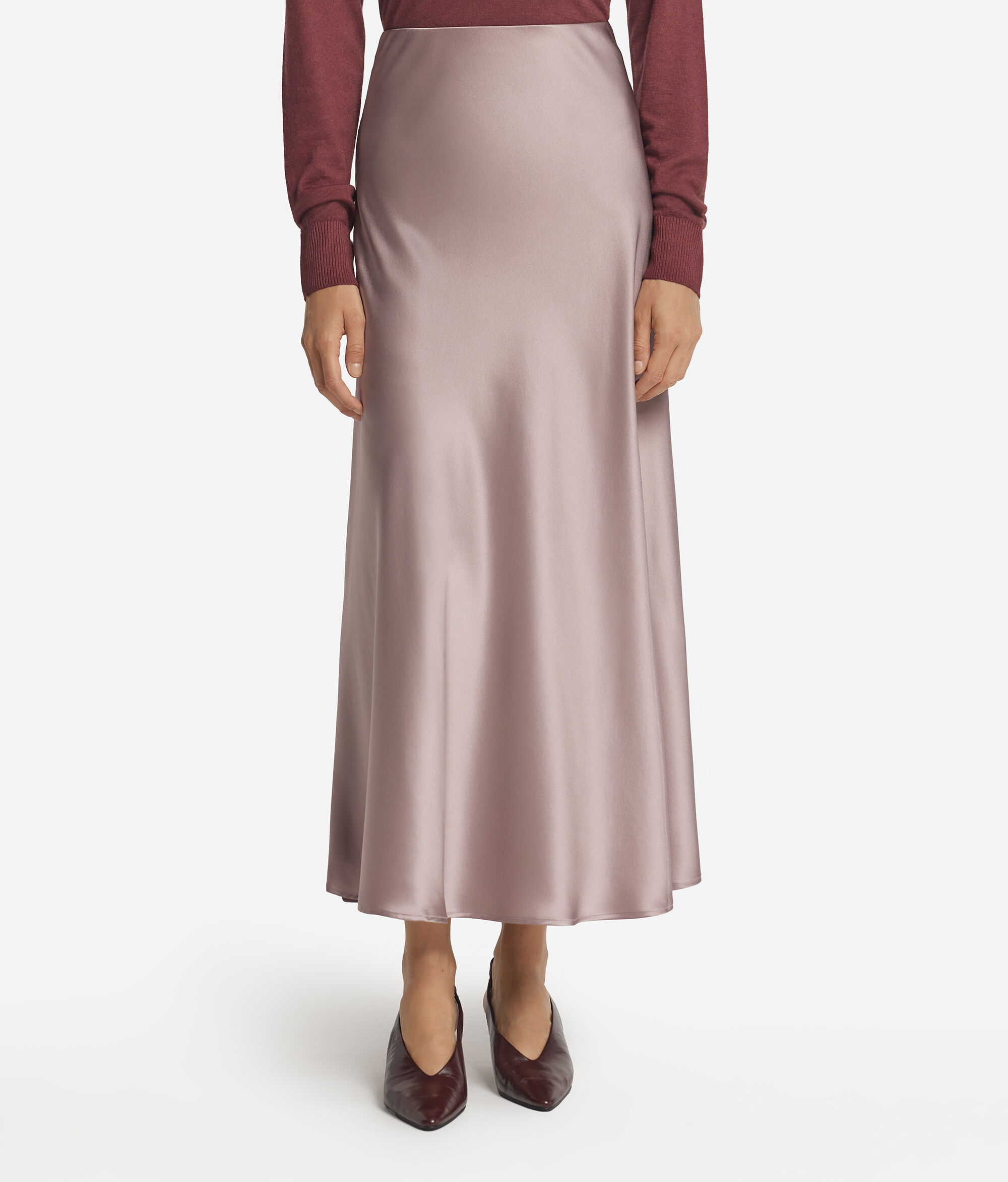 Silk Satin Skirt