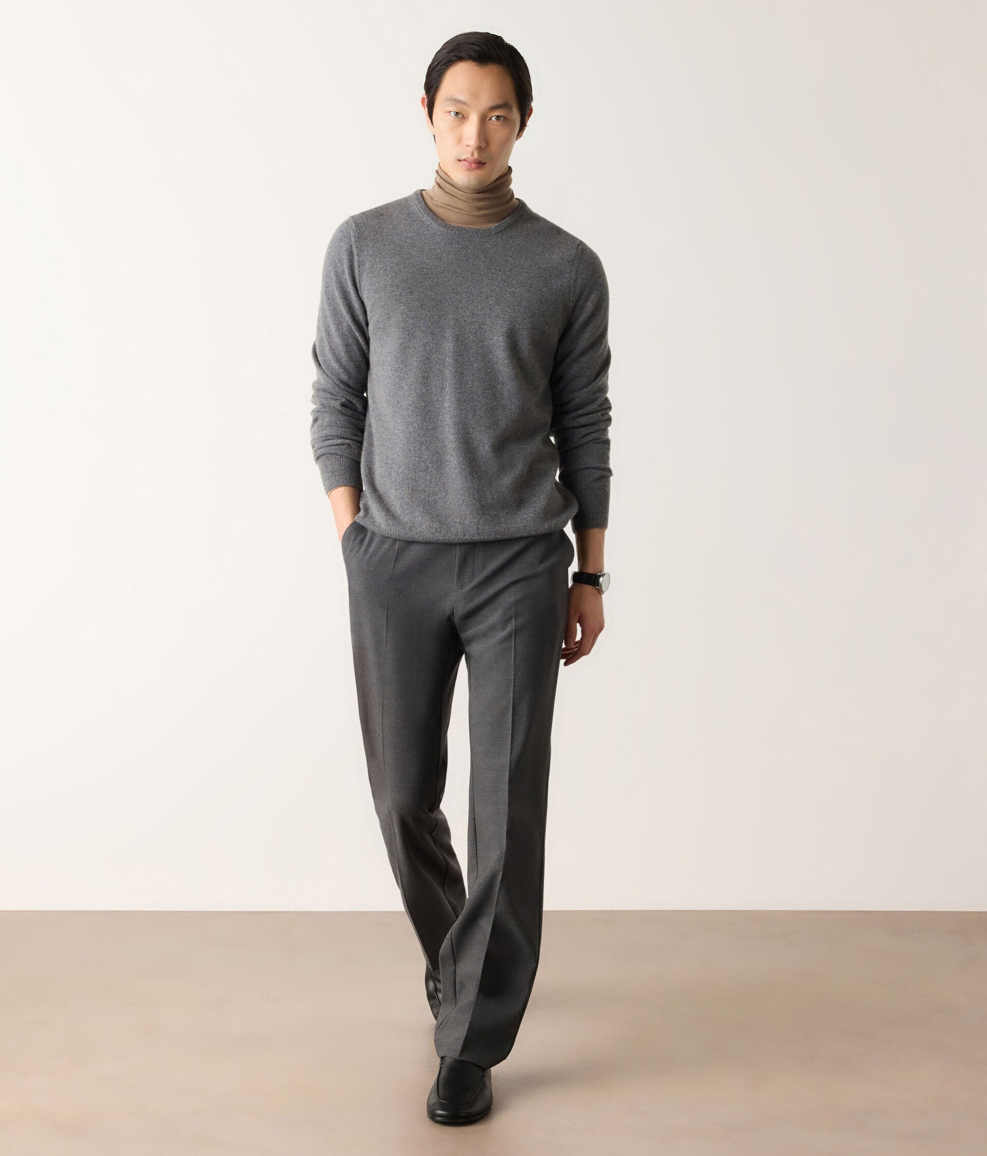 Jersei de coll rodó de Cashmere Ultrasoft