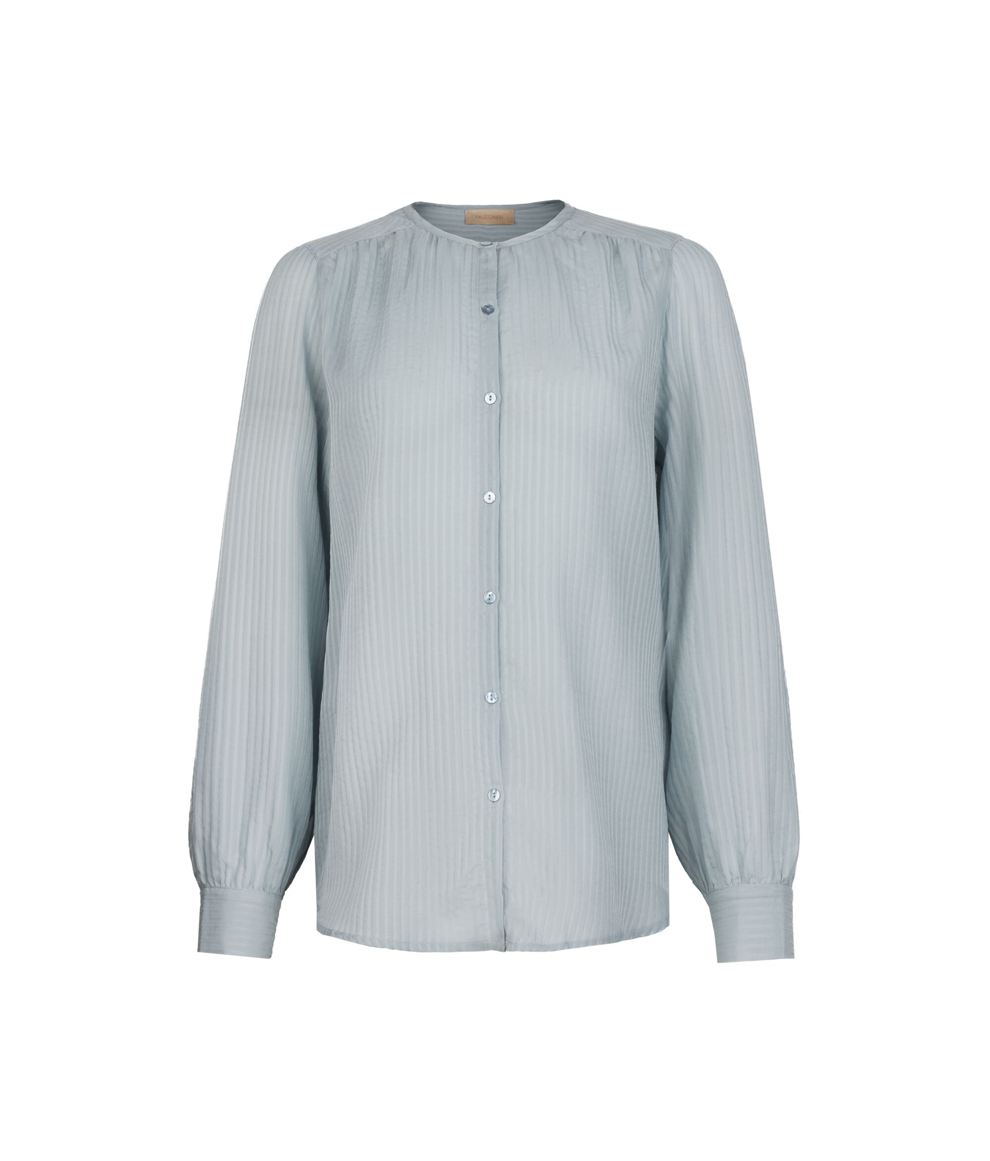 Embossed muslin blouse