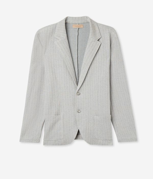 Пиджак изо льна и хлопка