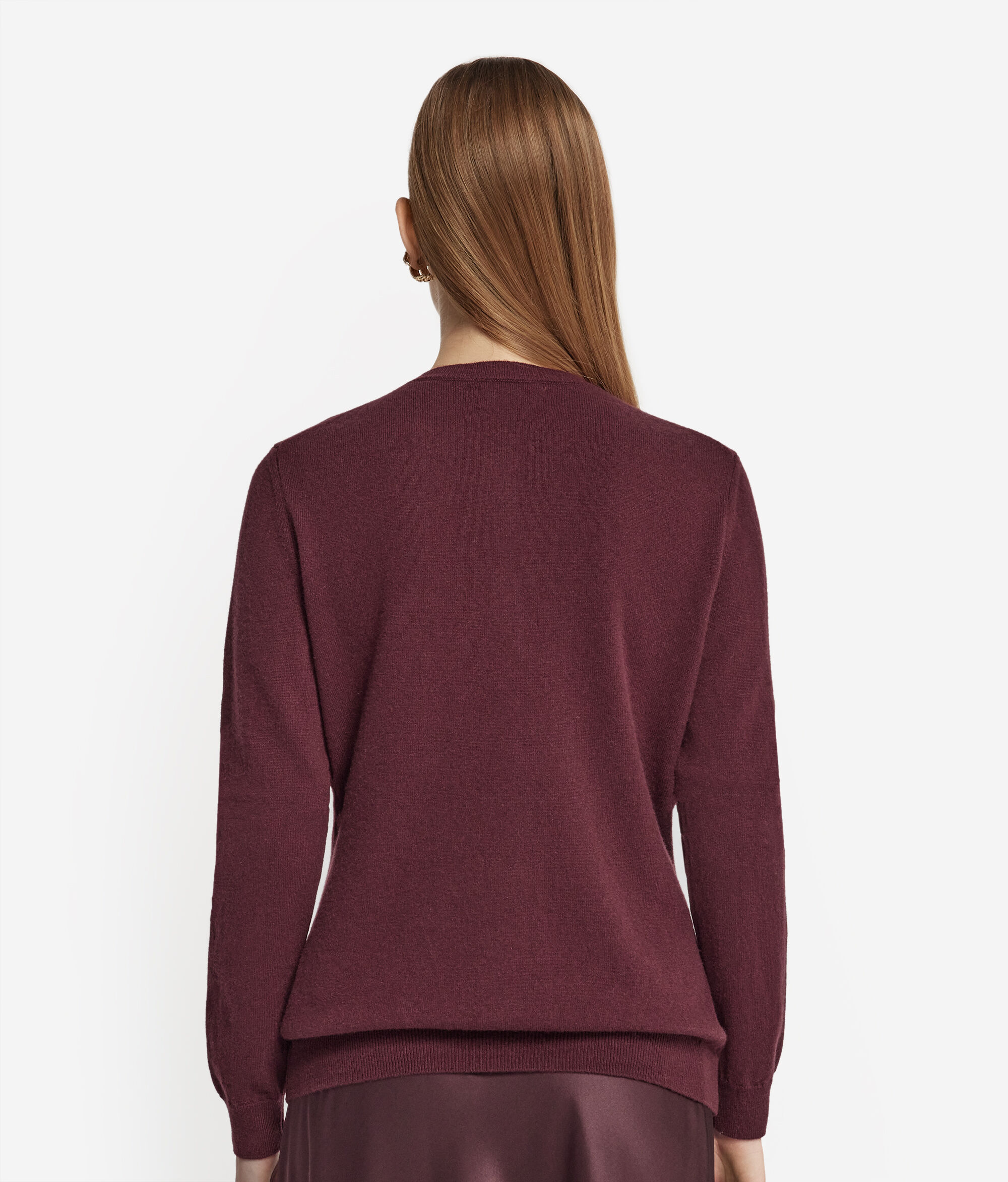 Rebeca con cuello redondo de cashmere ultrasoft