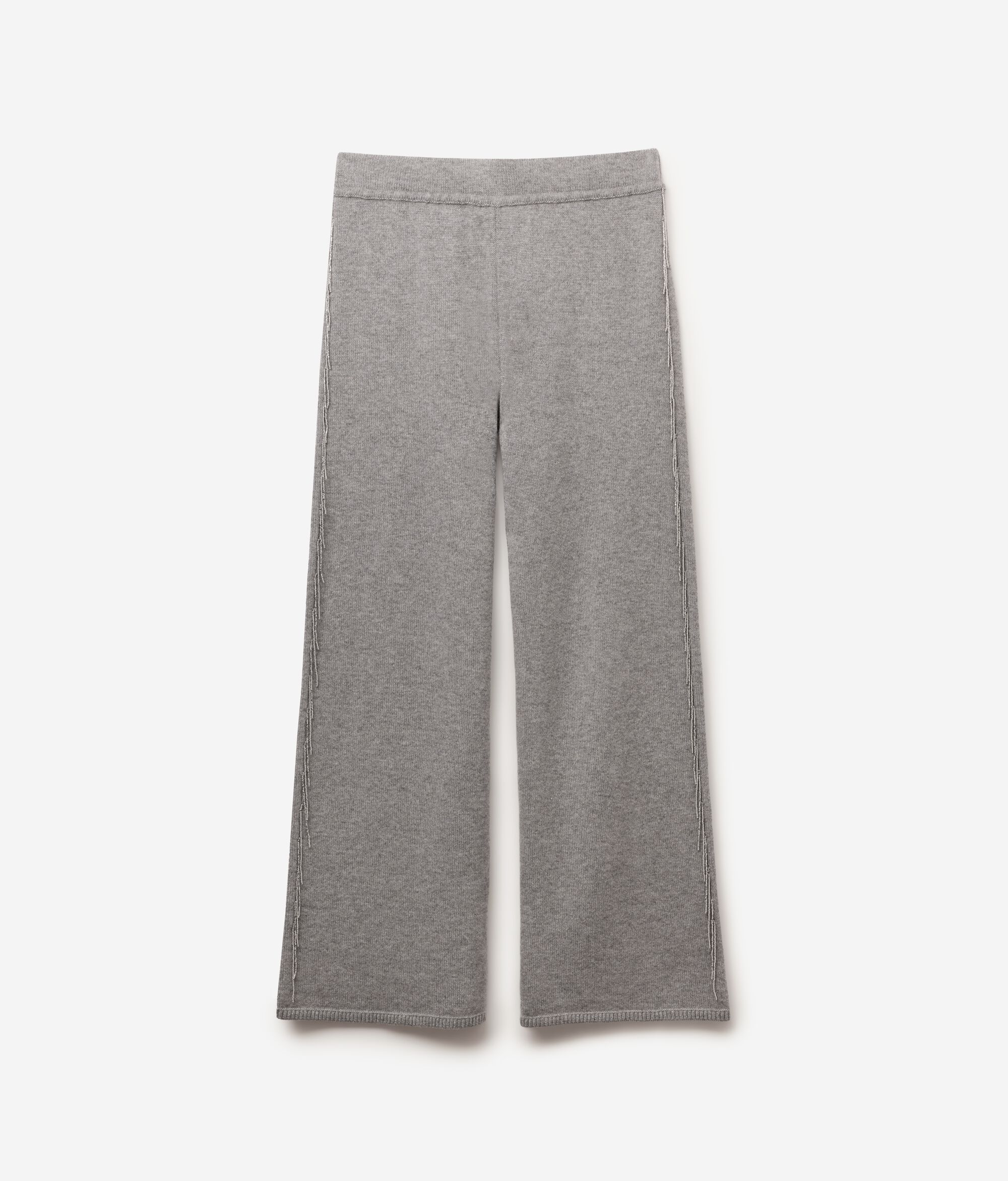 Cashmere Trousers with Fringing