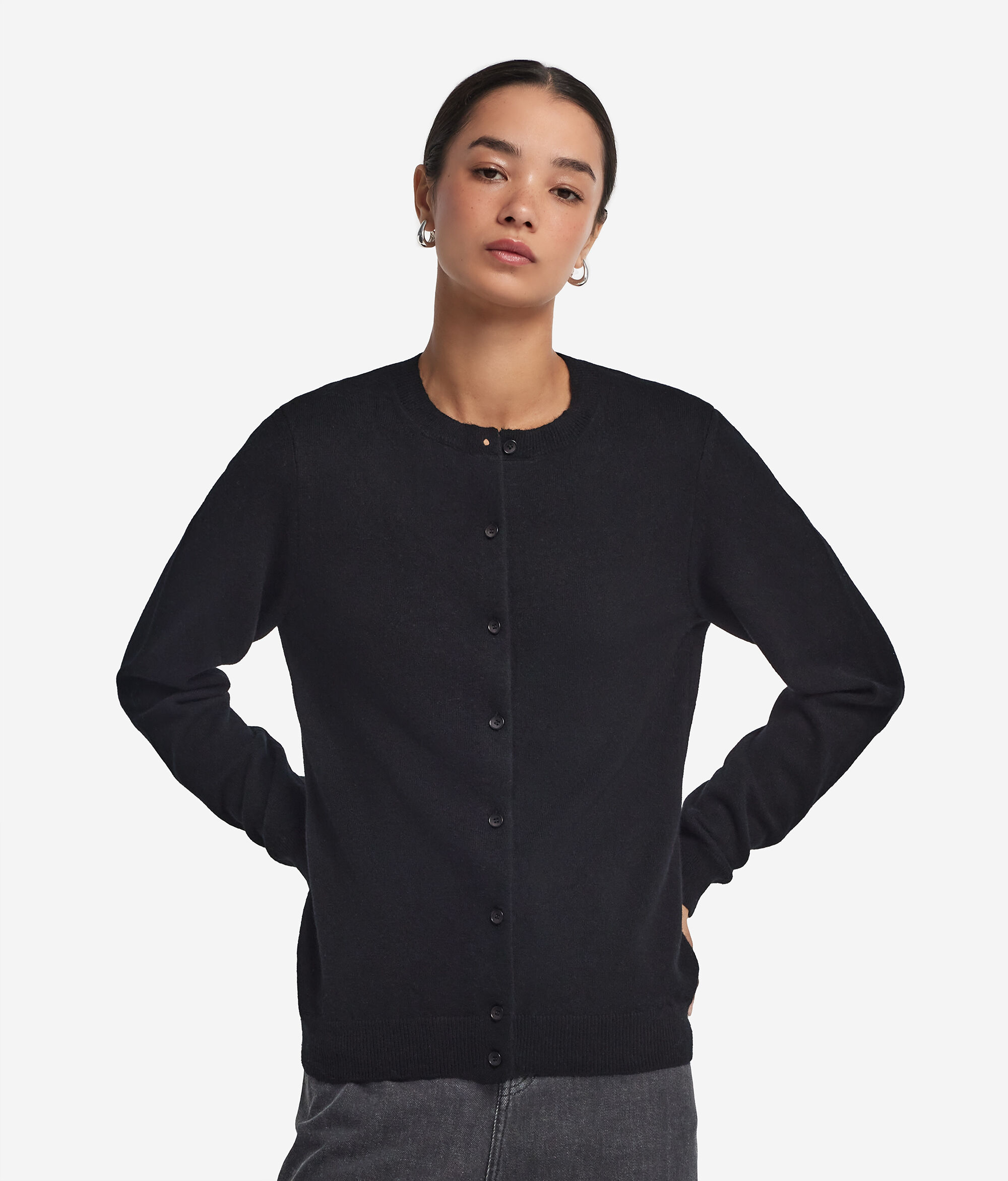 Ζακέτα με Στρογγυλή Λαιμόκοψη από Ultrasoft Cashmere