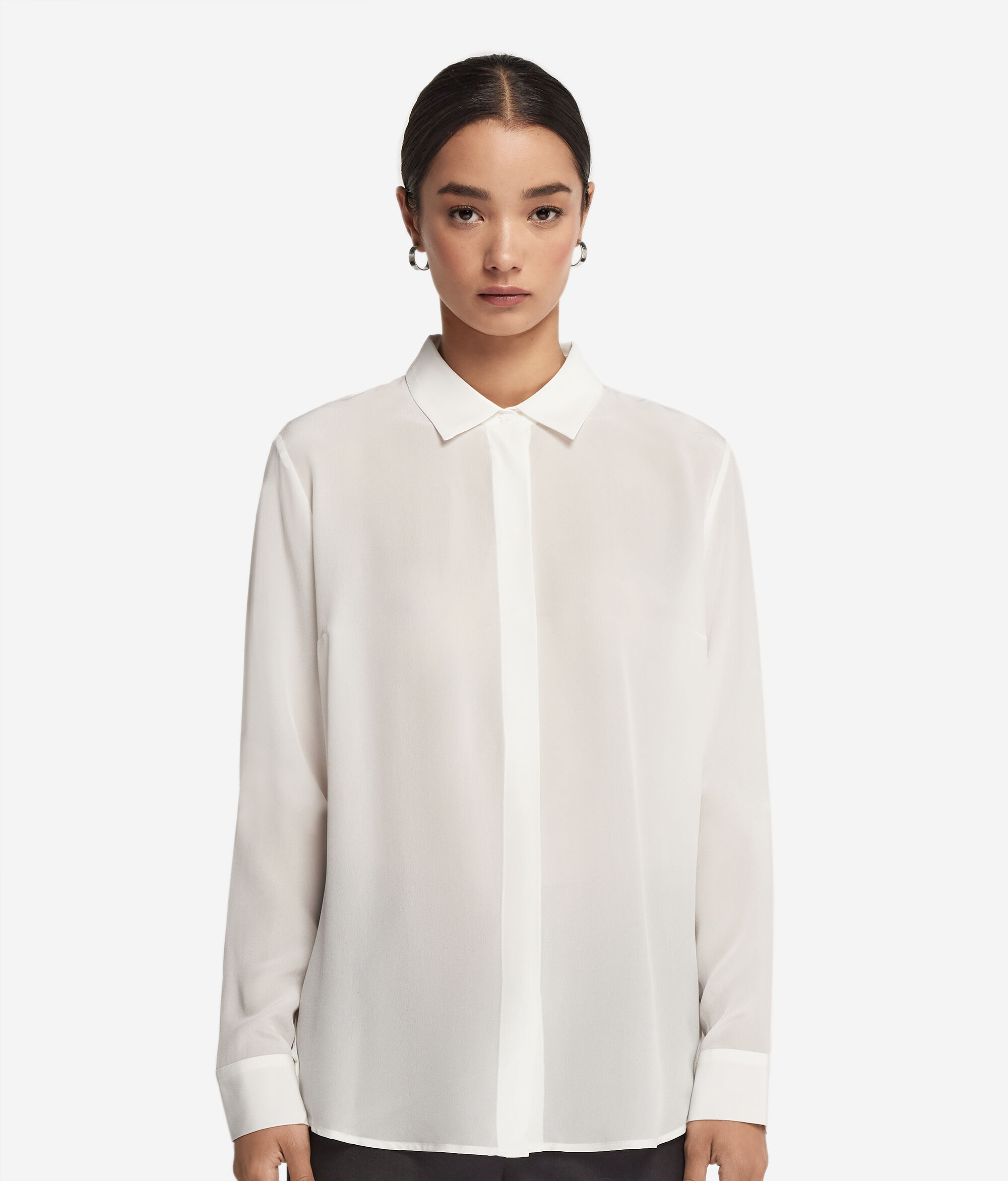 Silk Collared Shirt