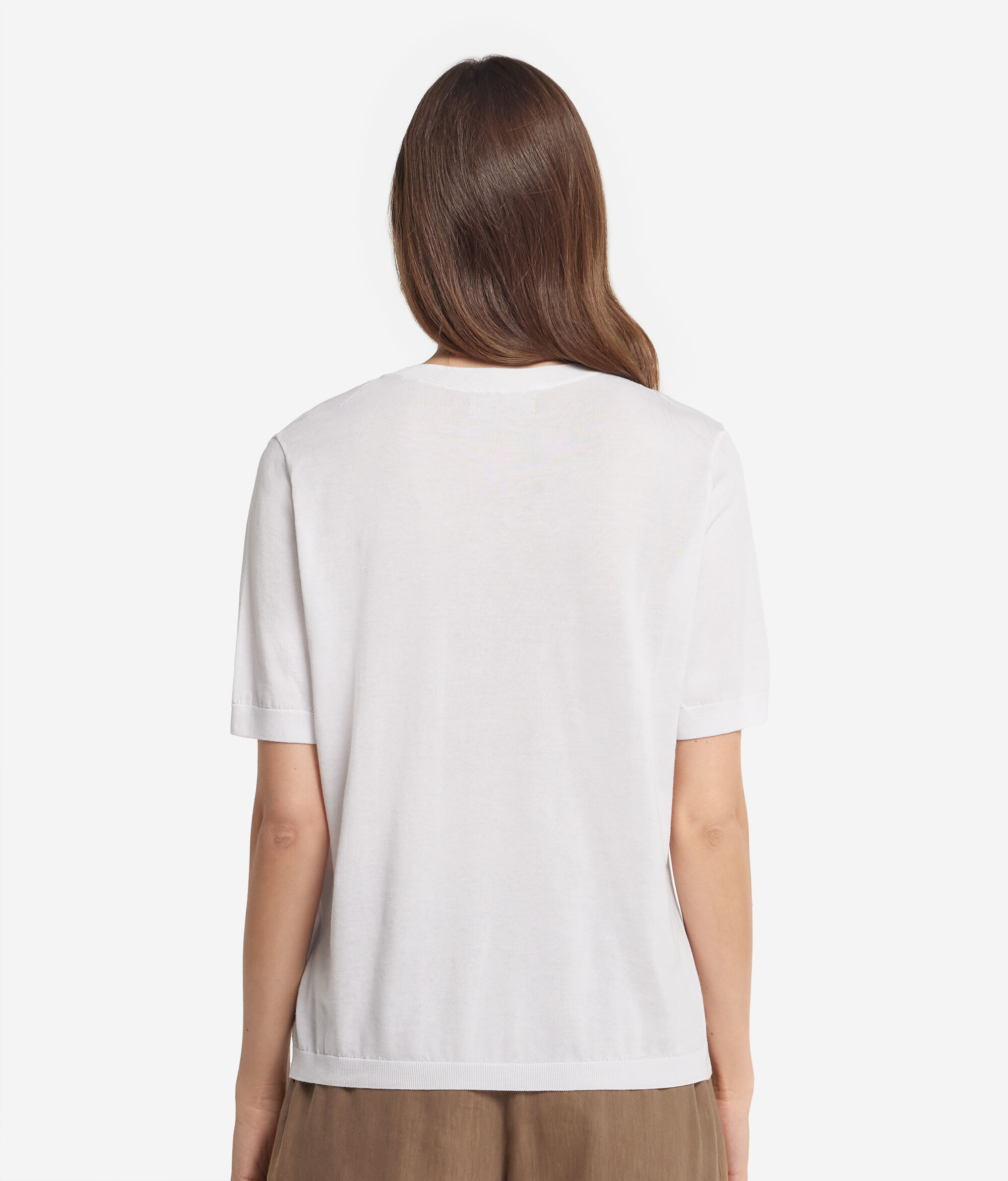 Crew-Neck Cotton T-Shirt Fresh