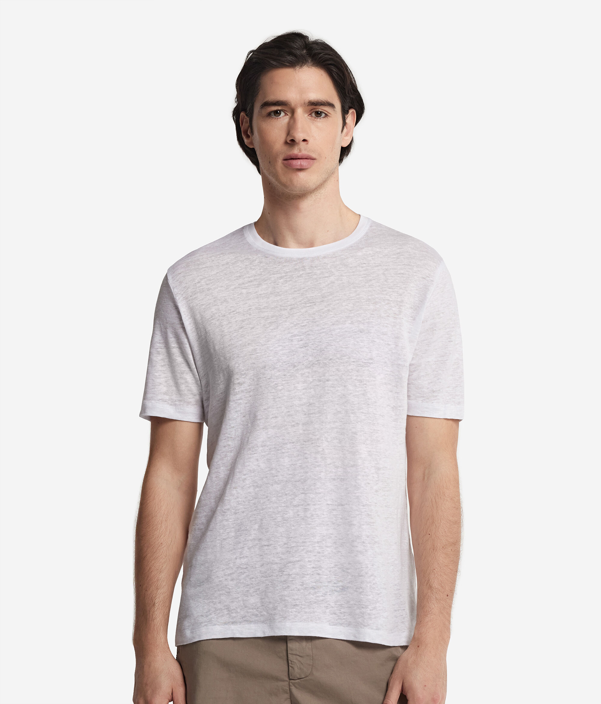 Leinen-T-Shirt