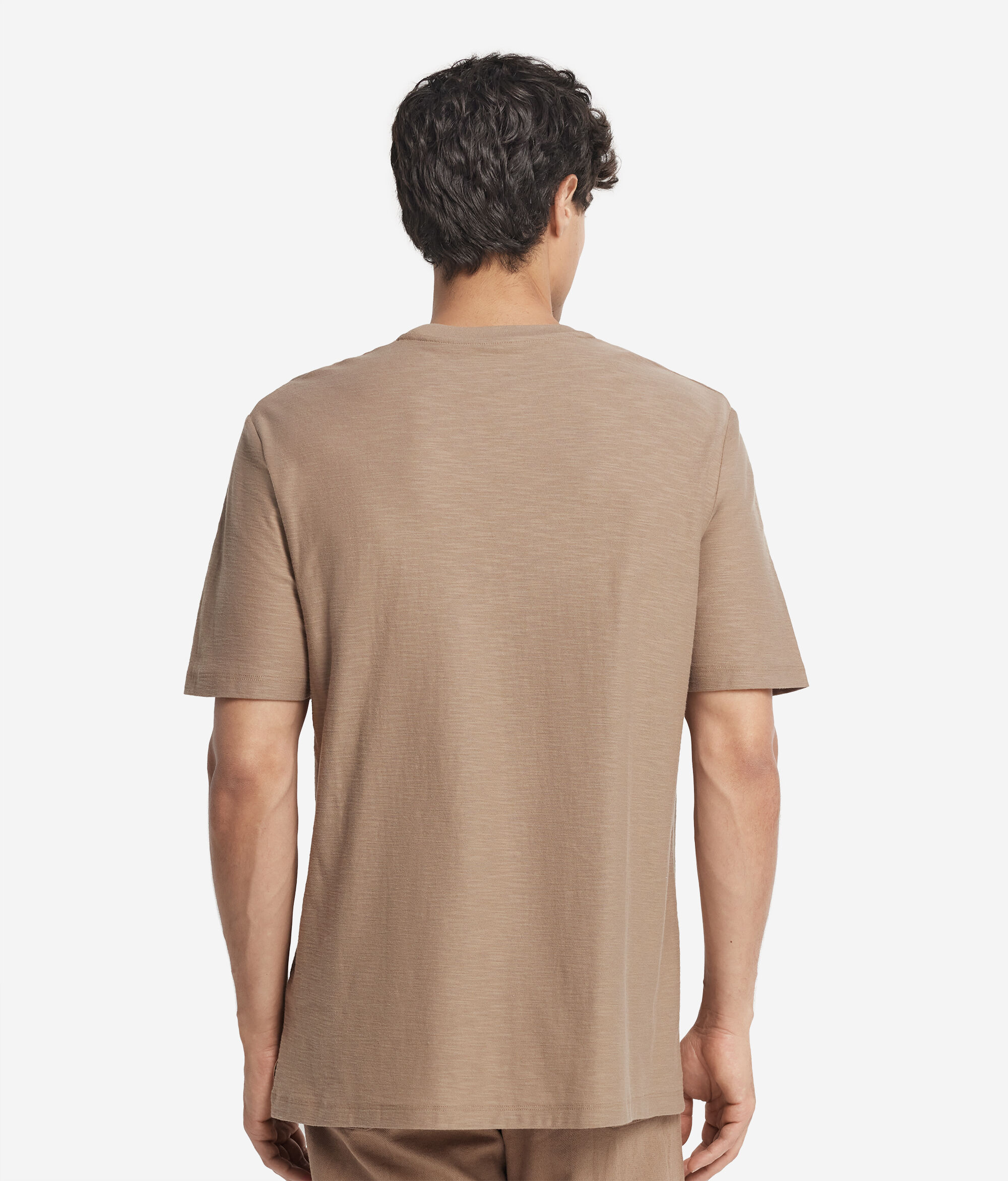 Short-Sleeved Twist-Stitch T-Shirt