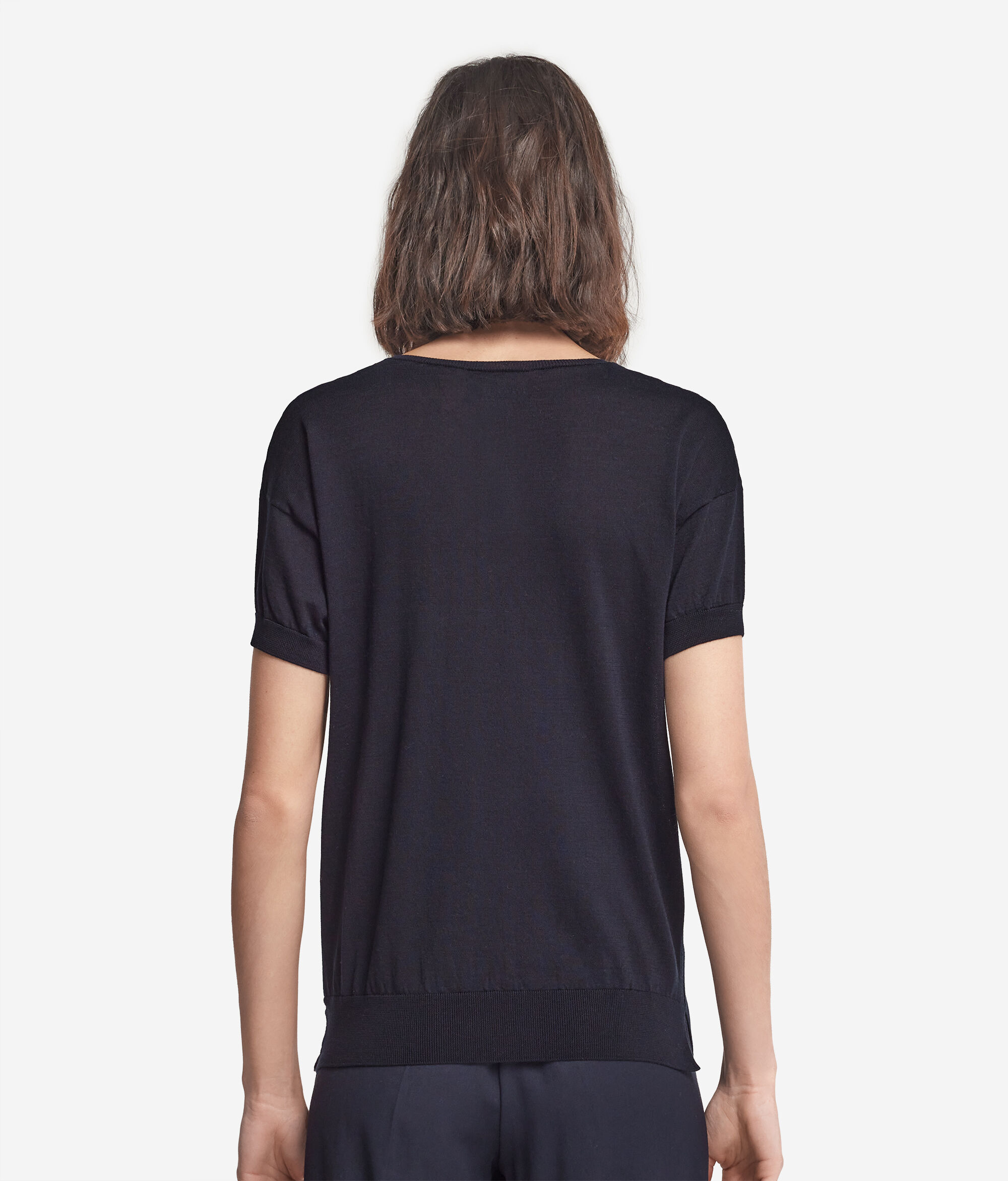 Джемпер из шелка и хлопка