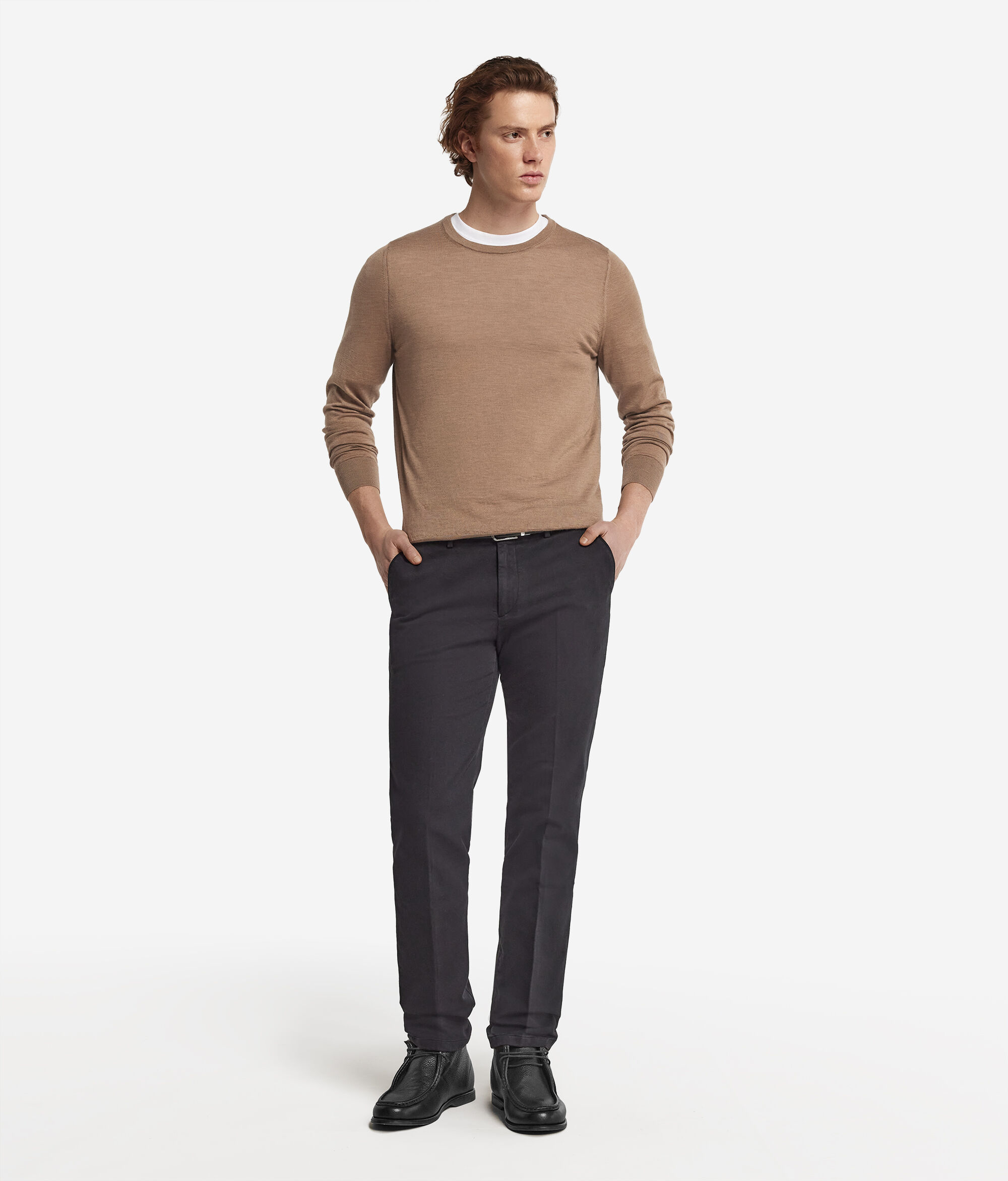 Maglia Girocollo in Cashmere Ultrafine