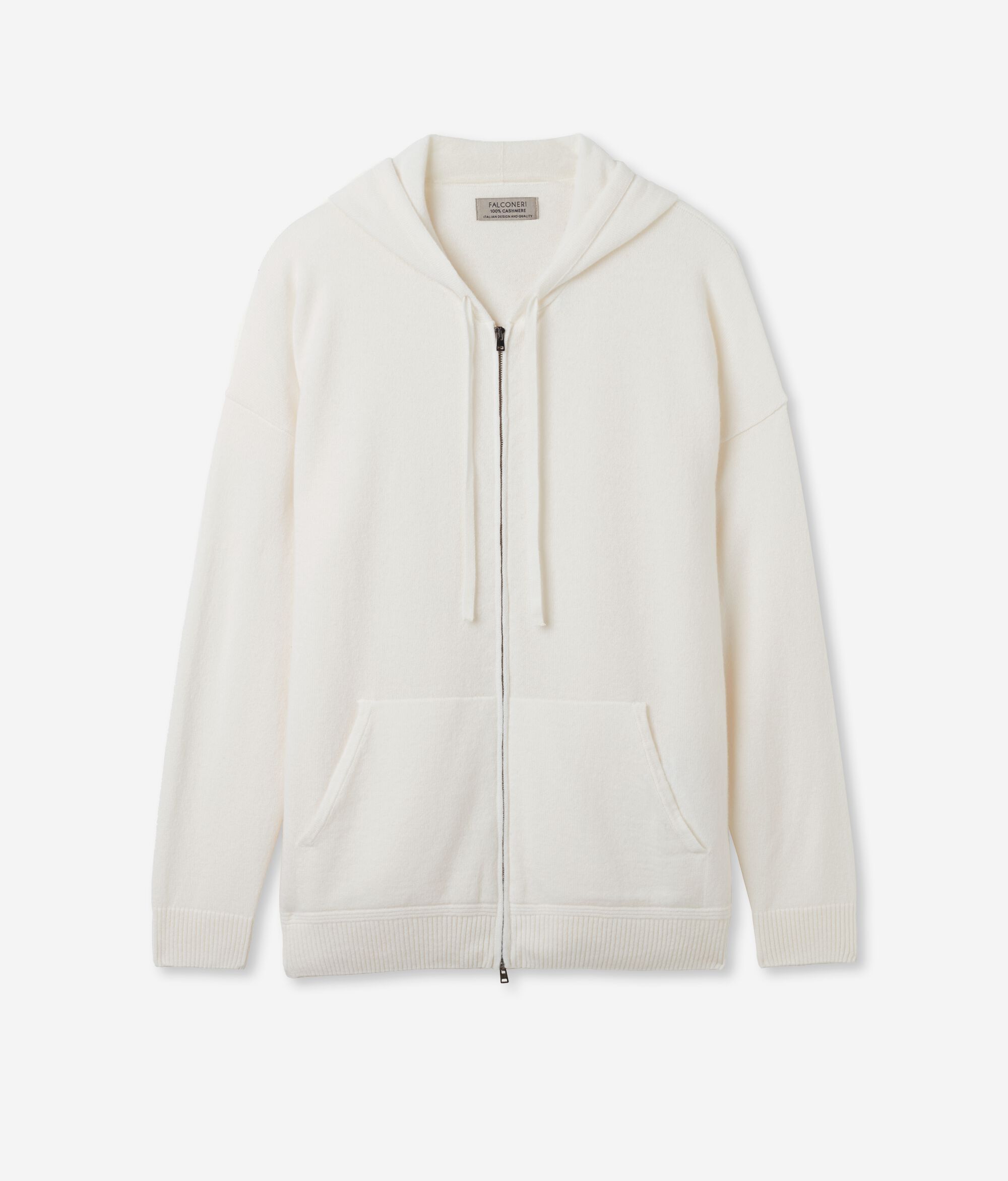 Sweatshirt aus Kaschmir Ultrasoft mit Kapuze