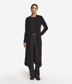 Cardigan Lana Trecce Pizzo
