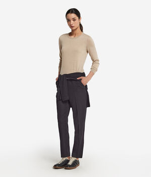 Round-Neck Ultrafine Cashmere Jumper