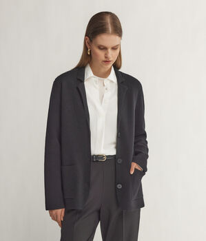 Veste tweed en laine