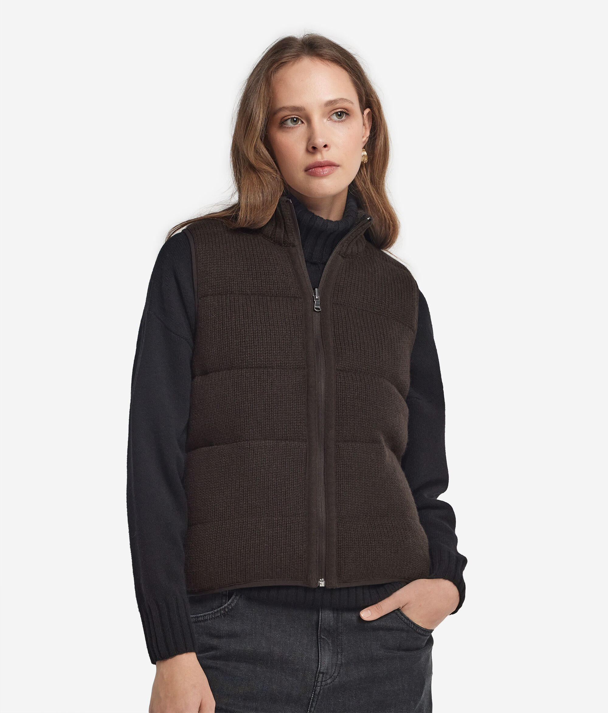 Doudoune sans manches réversible