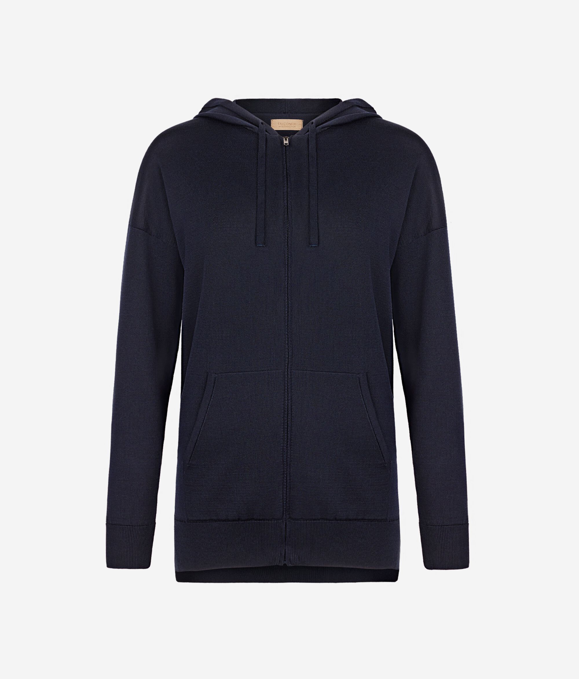Silk and Cotton Hooded Sweatshirt