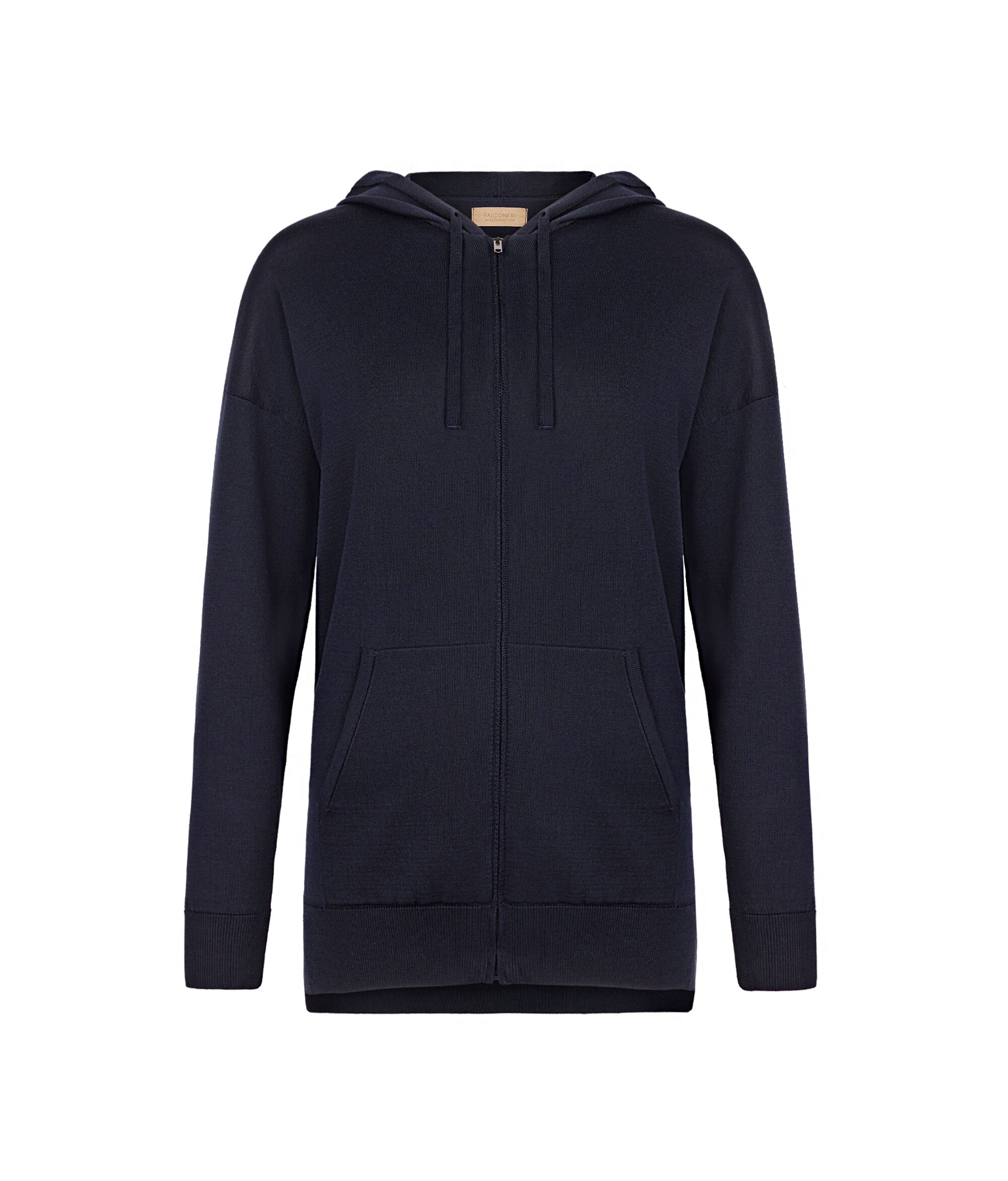 Silk and Cotton Hooded Sweatshirt_9400