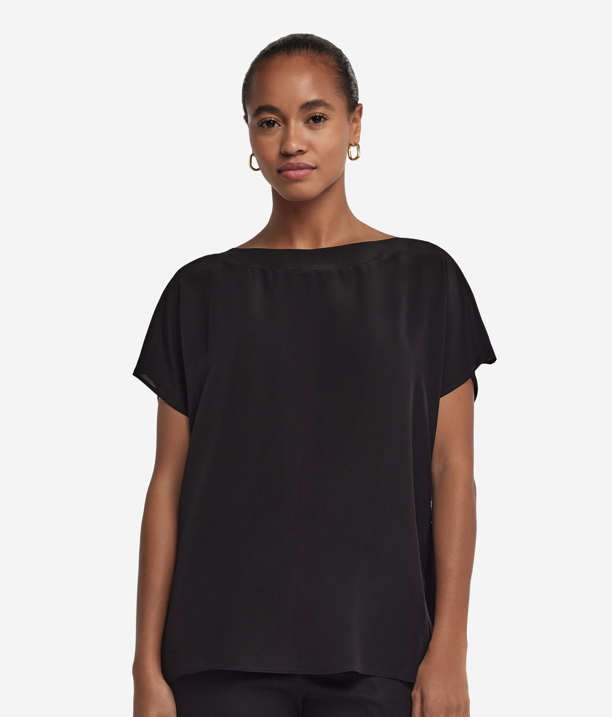 Блуза из шелка и модала