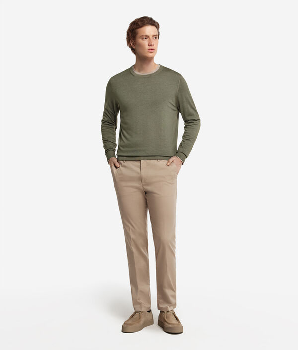Round-Neck Ultrafine Cashmere Jumper