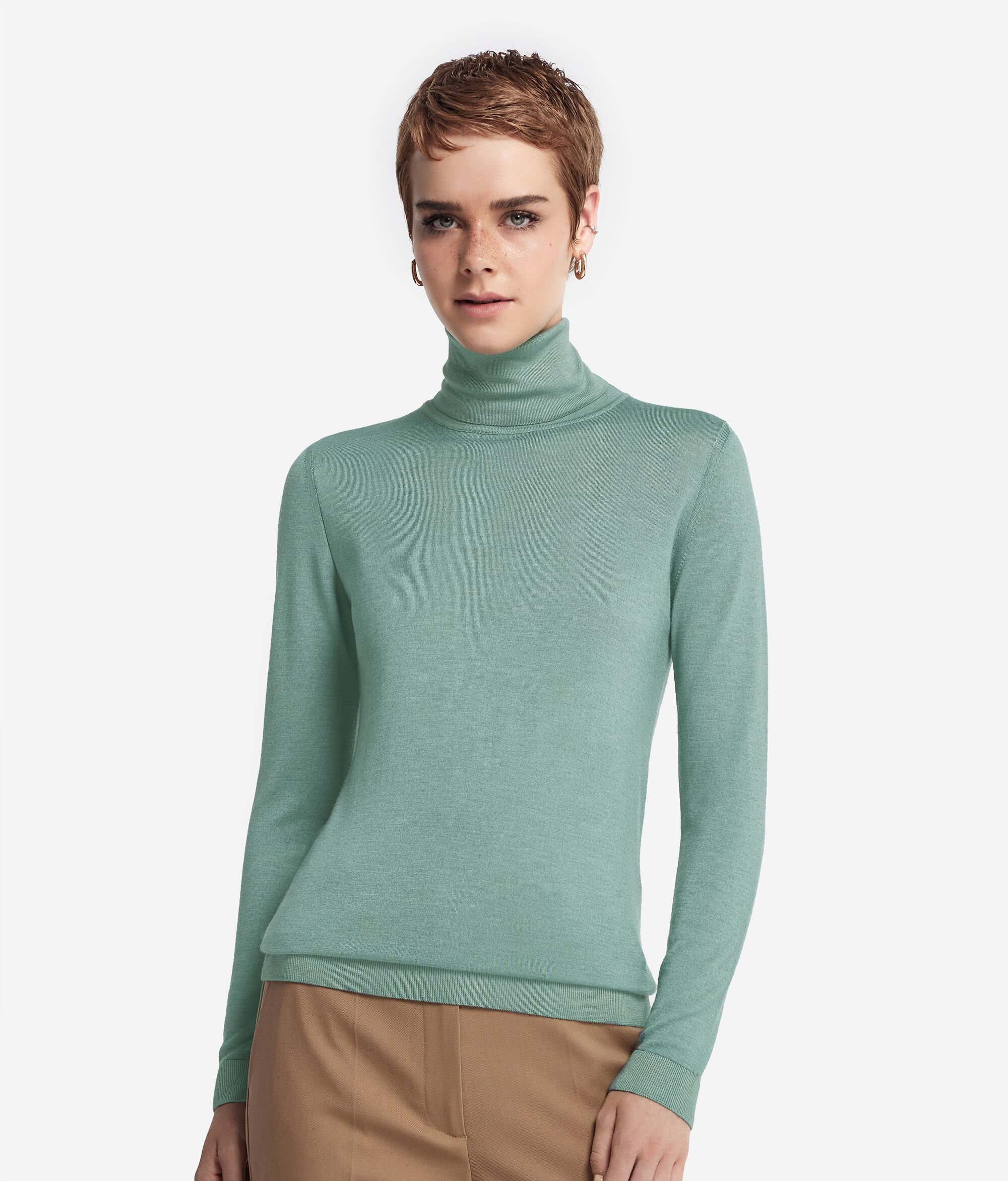Ultrafine Cashmere Turtleneck Jumper