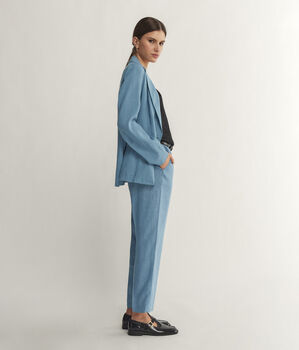 Pantalone Sigaretta in Lino