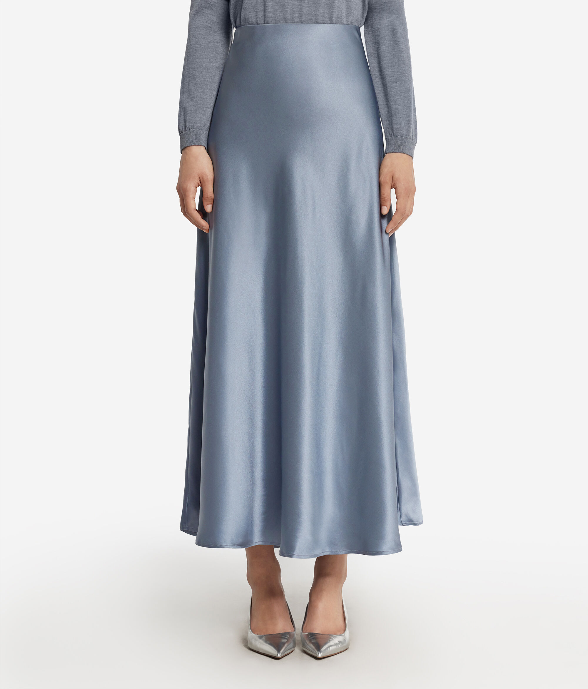 Silk Satin Skirt