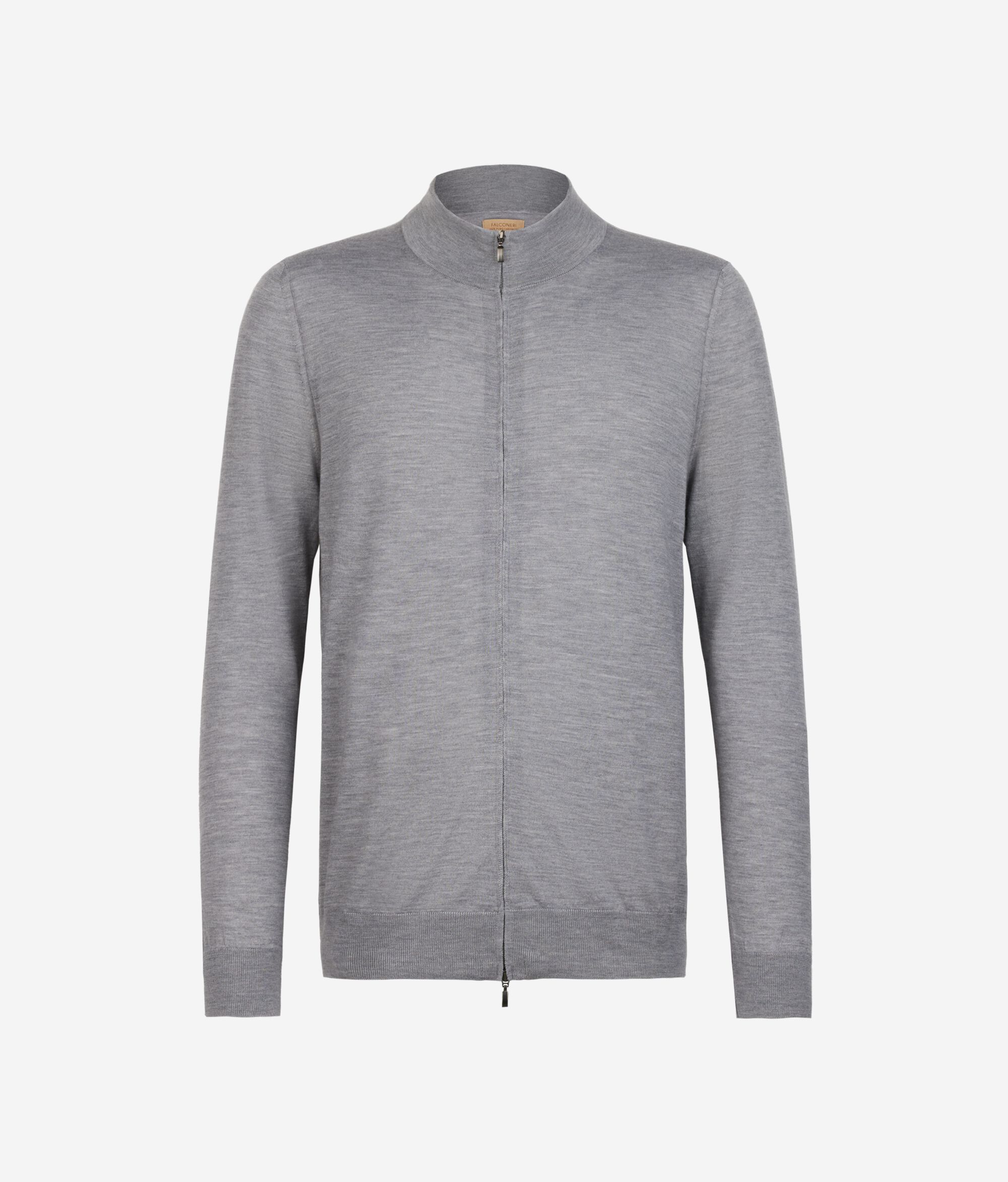 Cashmere Zip-Up Cardigan