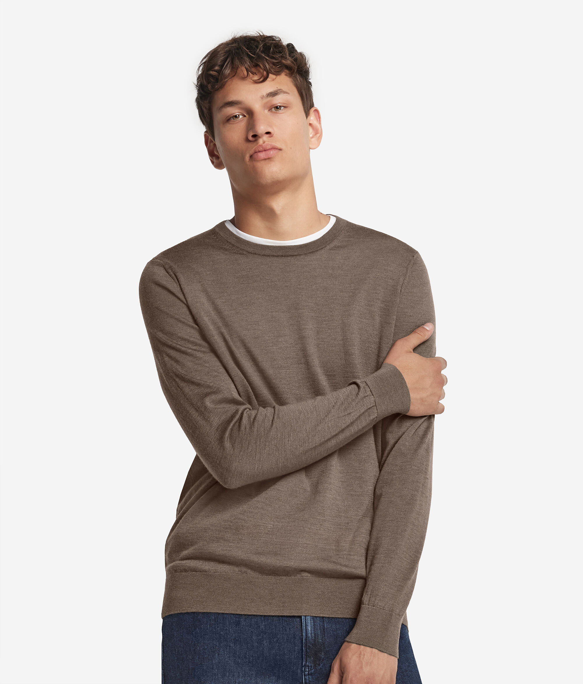 Round-Neck Ultrafine Cashmere Jumper