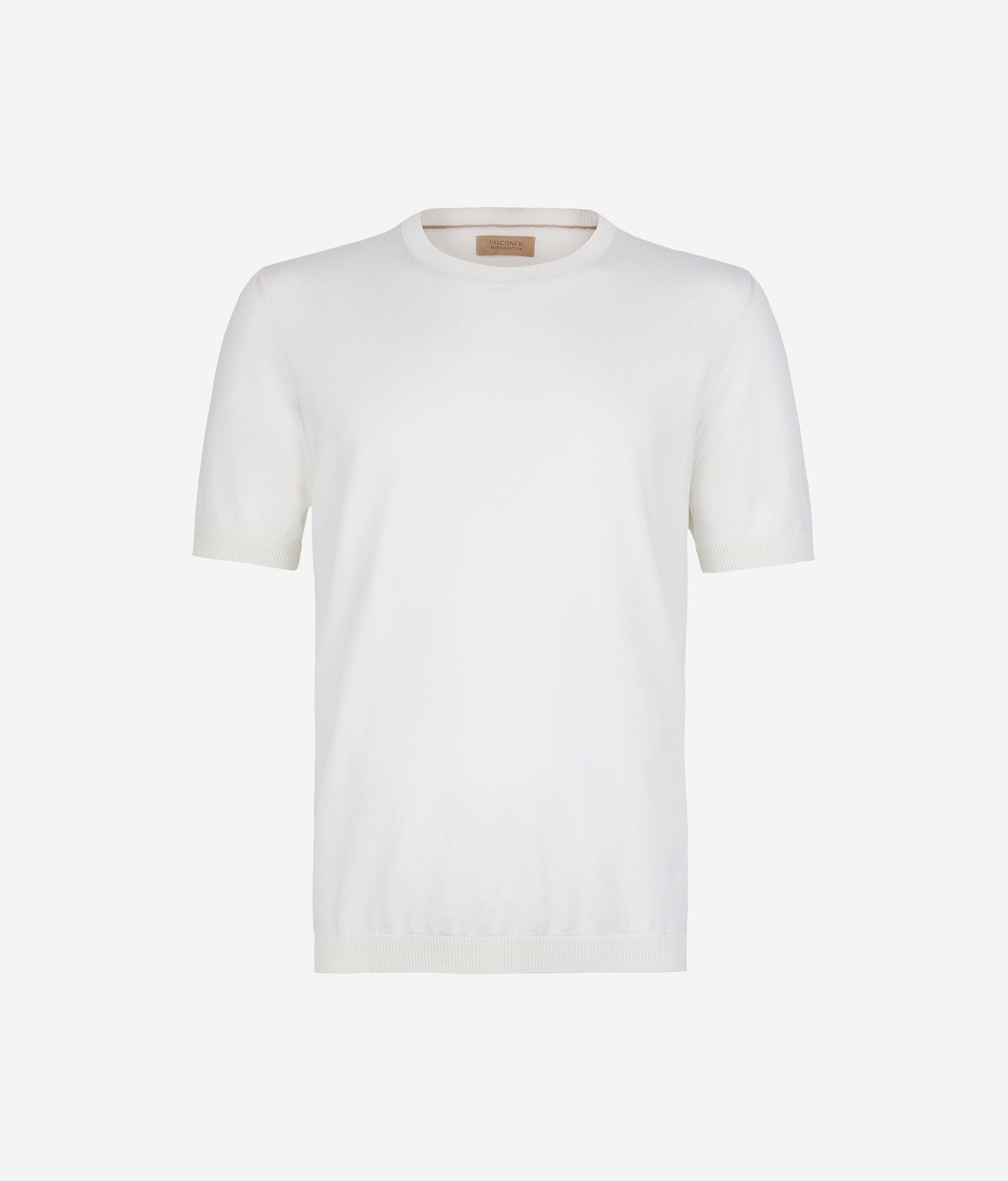 Pamuklu İpek Kısa Kollu T-Shirt