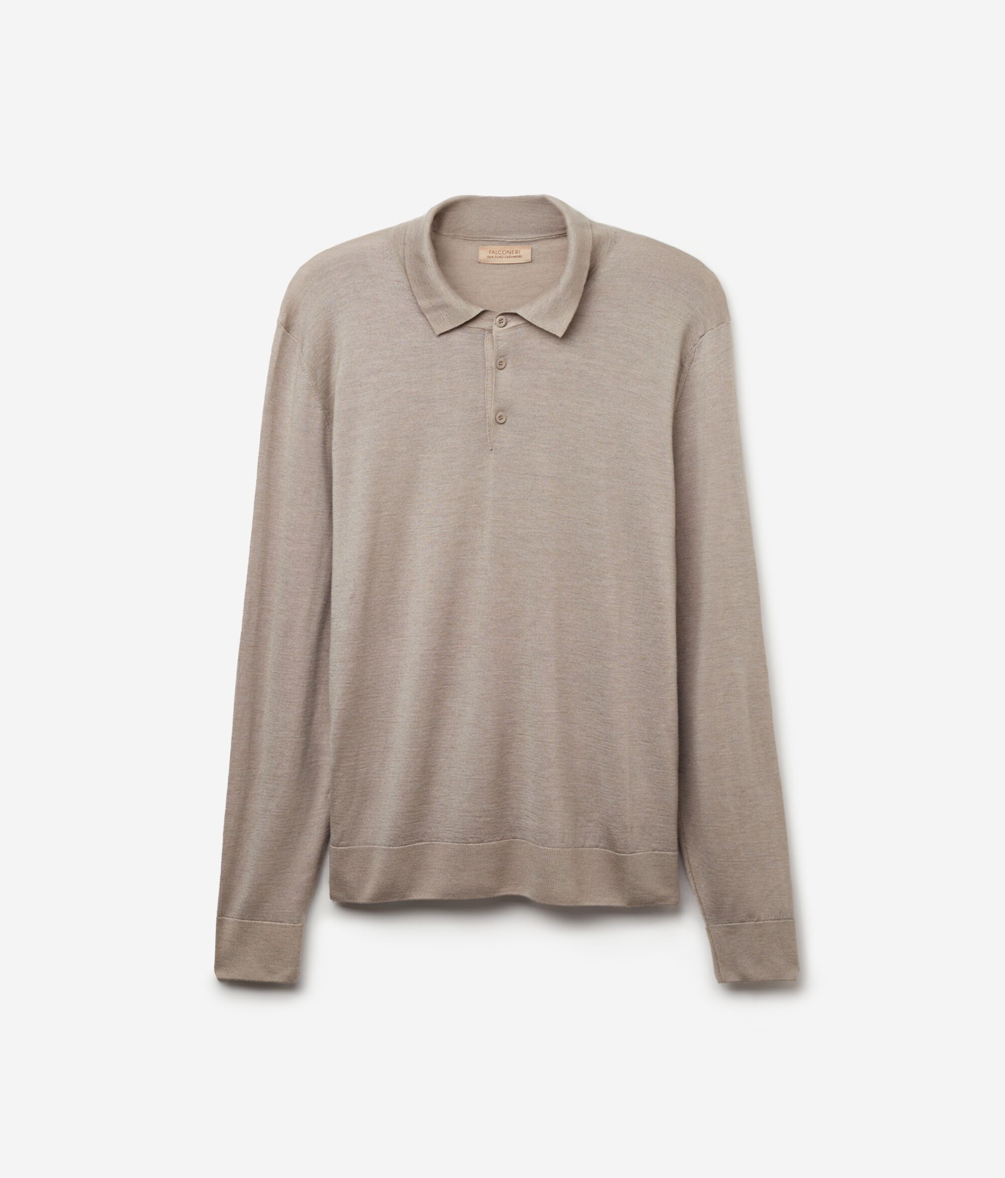 Джемпер-поло из ультратонкого кашемира