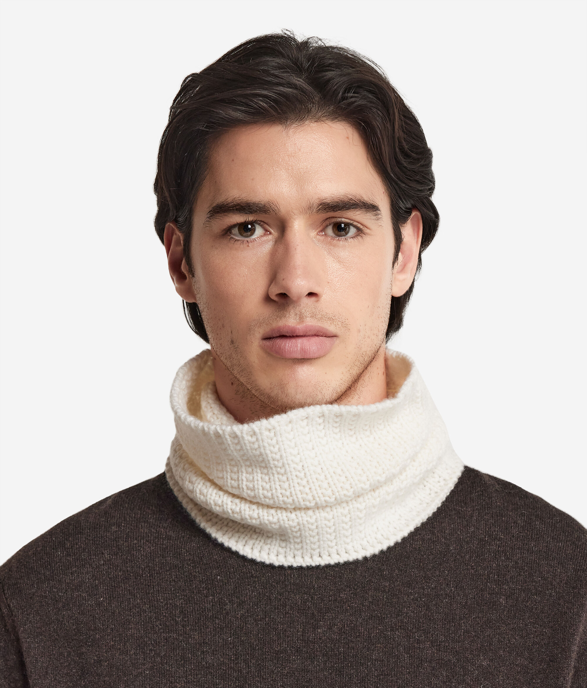 Ribbed Cashmere Snood