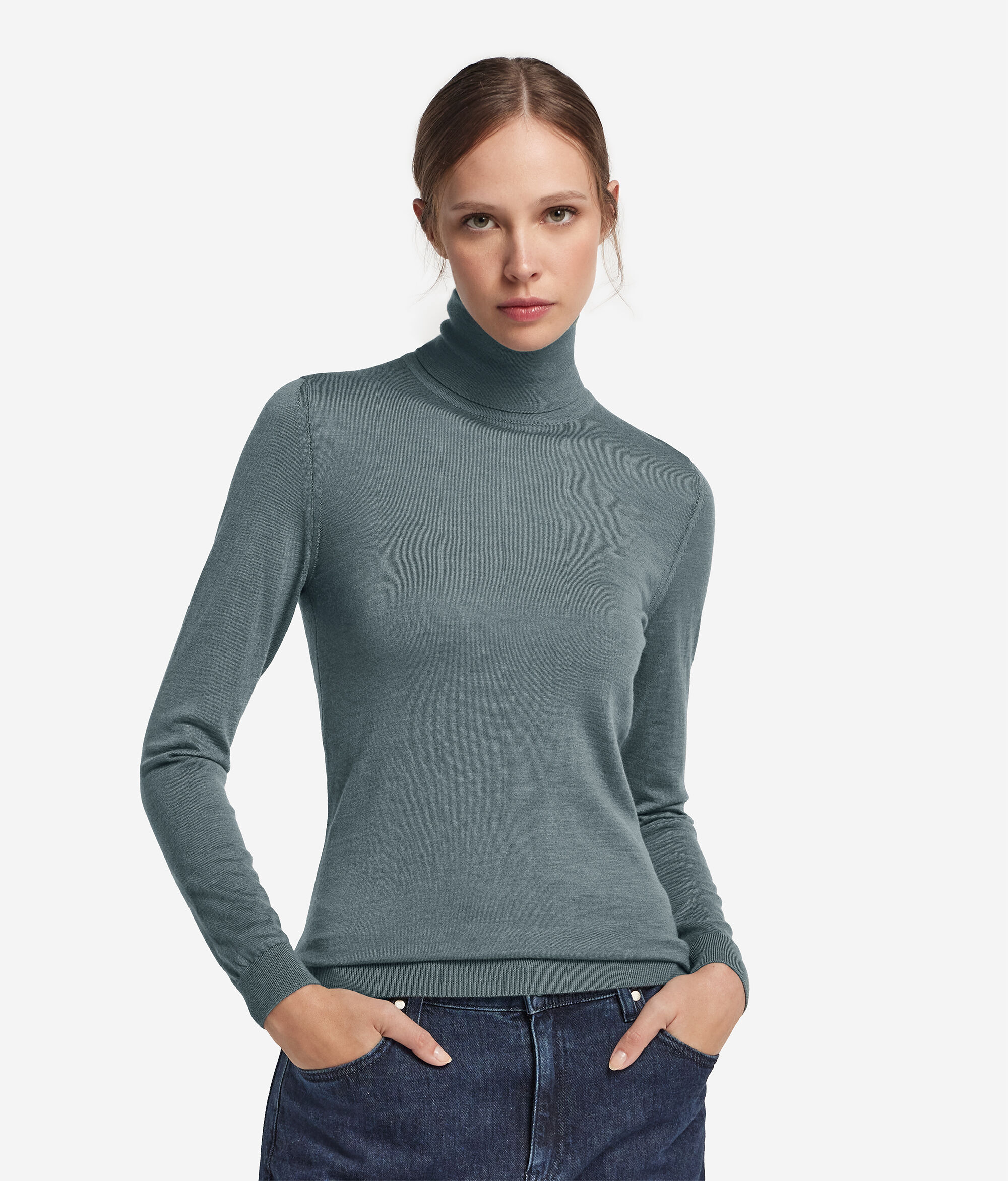 Ultrafine Cashmere Turtleneck Jumper