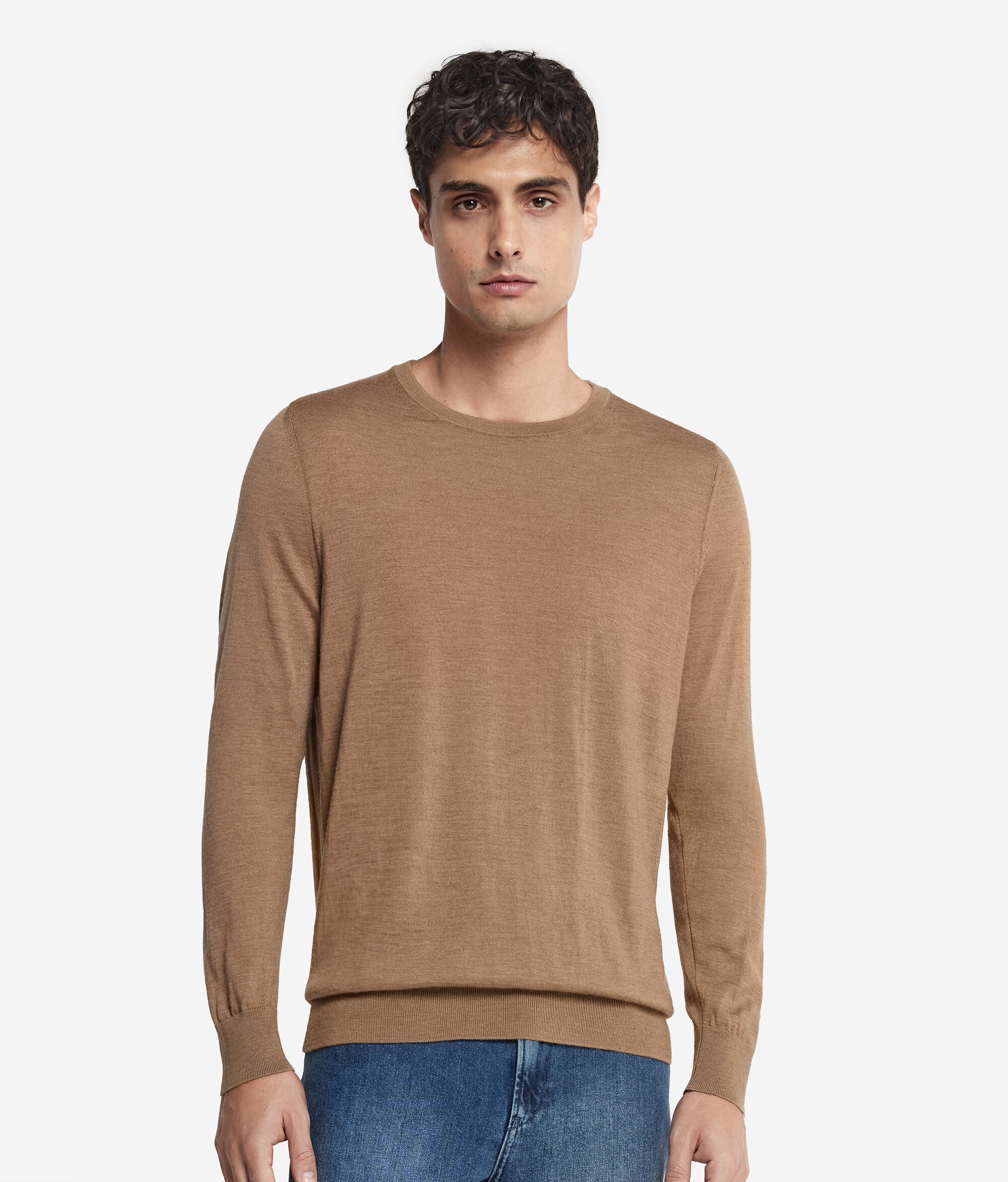 Round-Neck Ultrafine Cashmere Jumper
