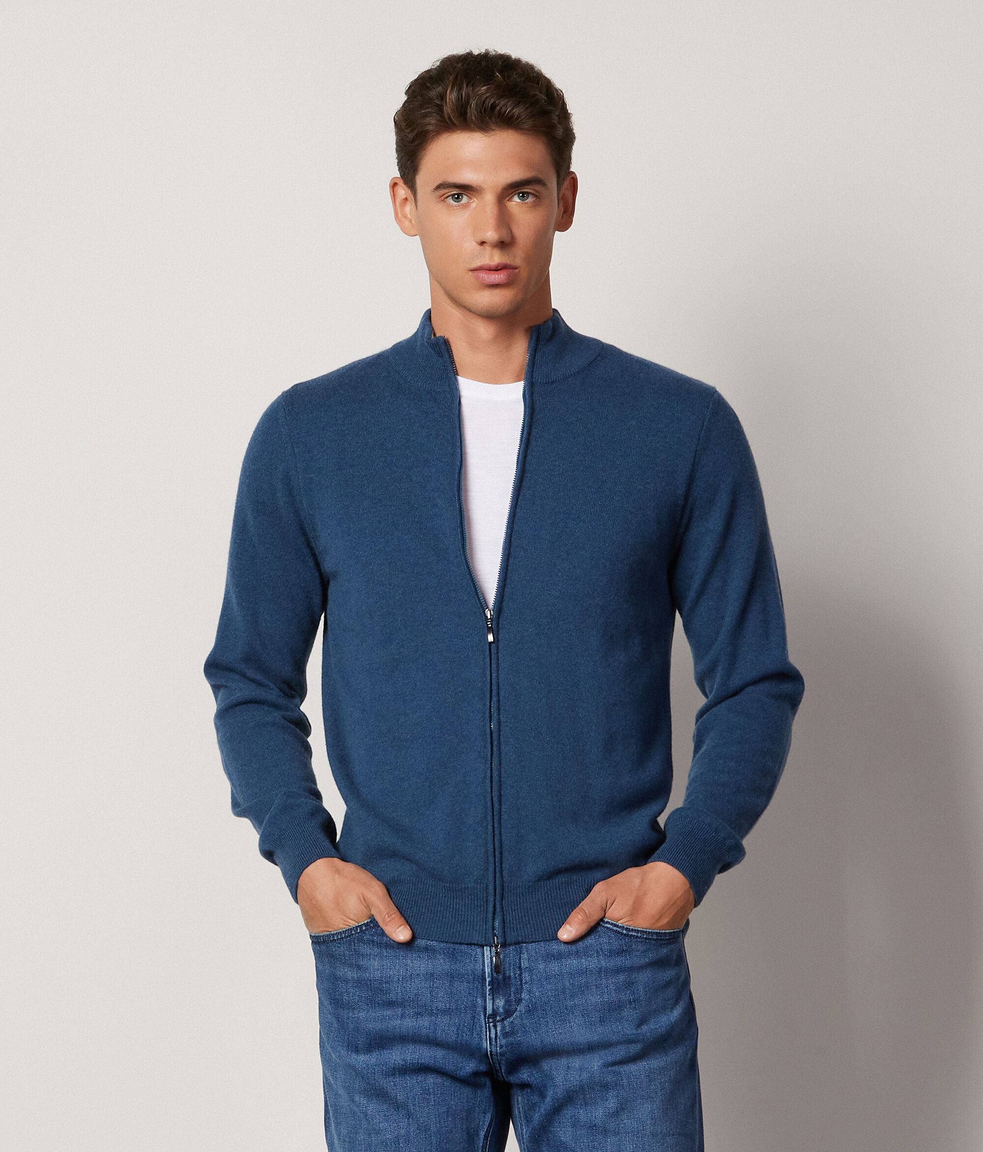Ultrasoft Cashmere Full-Zip Cardigan