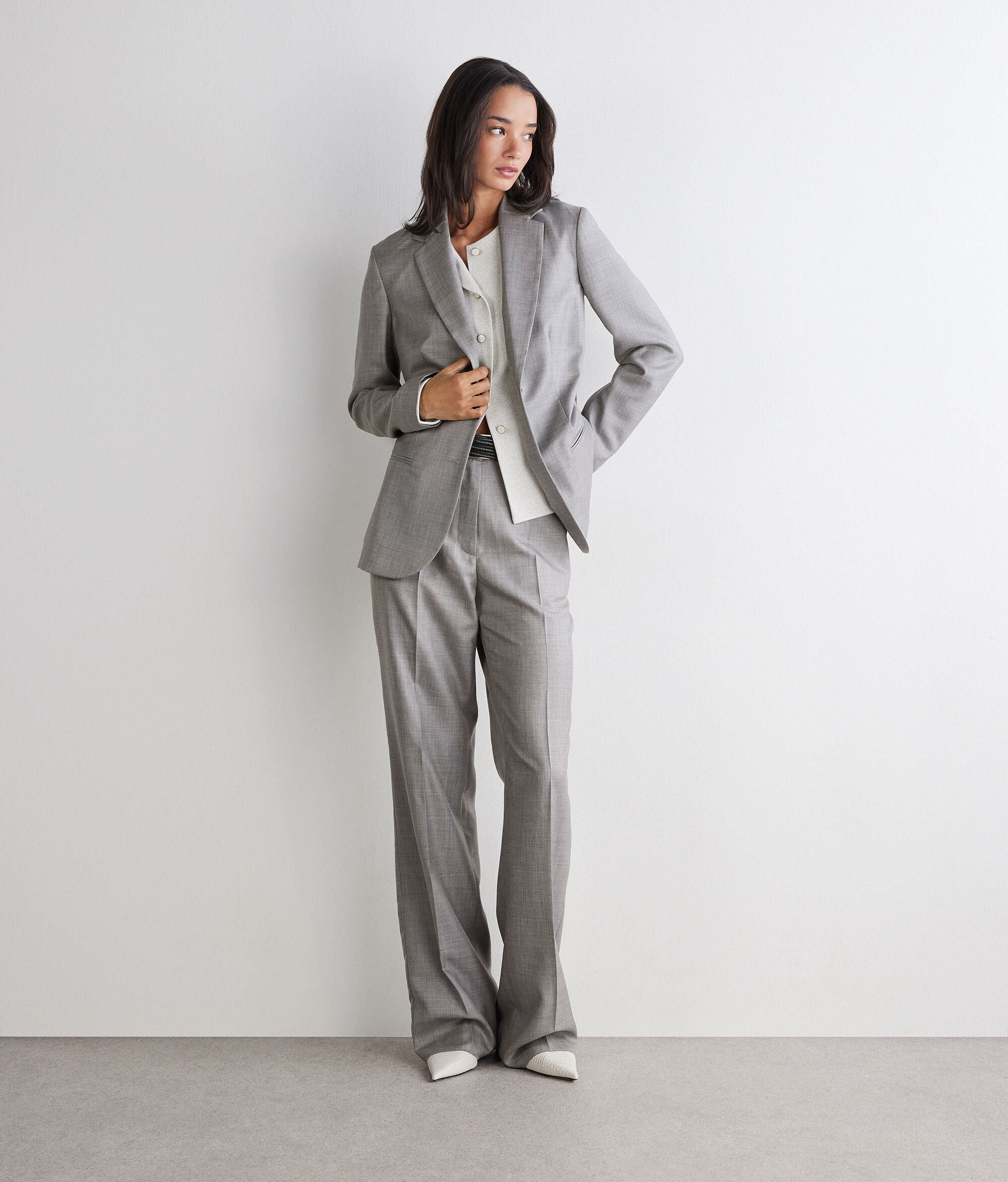 Cashmere and silk jacket