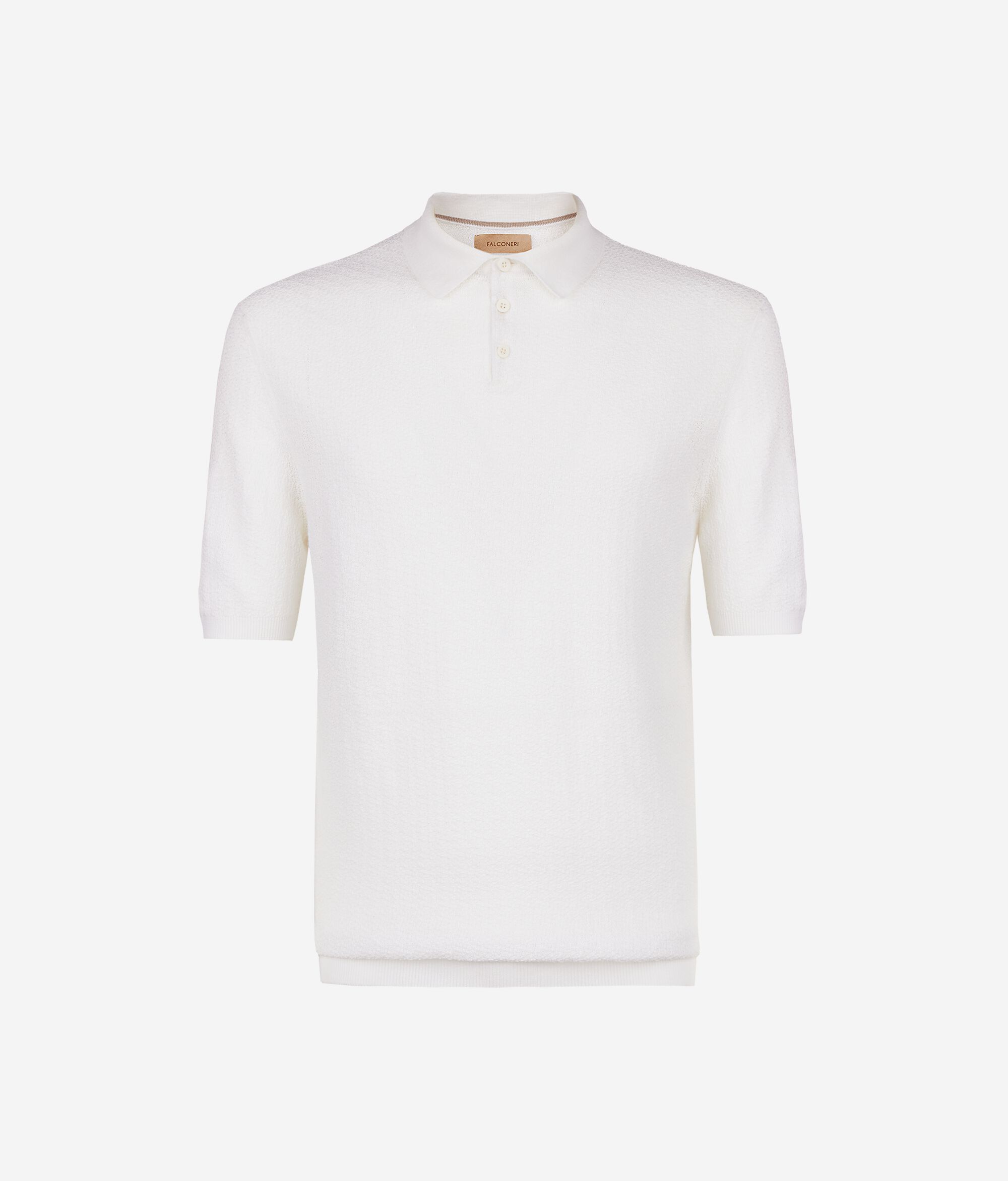 Poloshirt mit kurzen Ärmeln und Wellenmuster