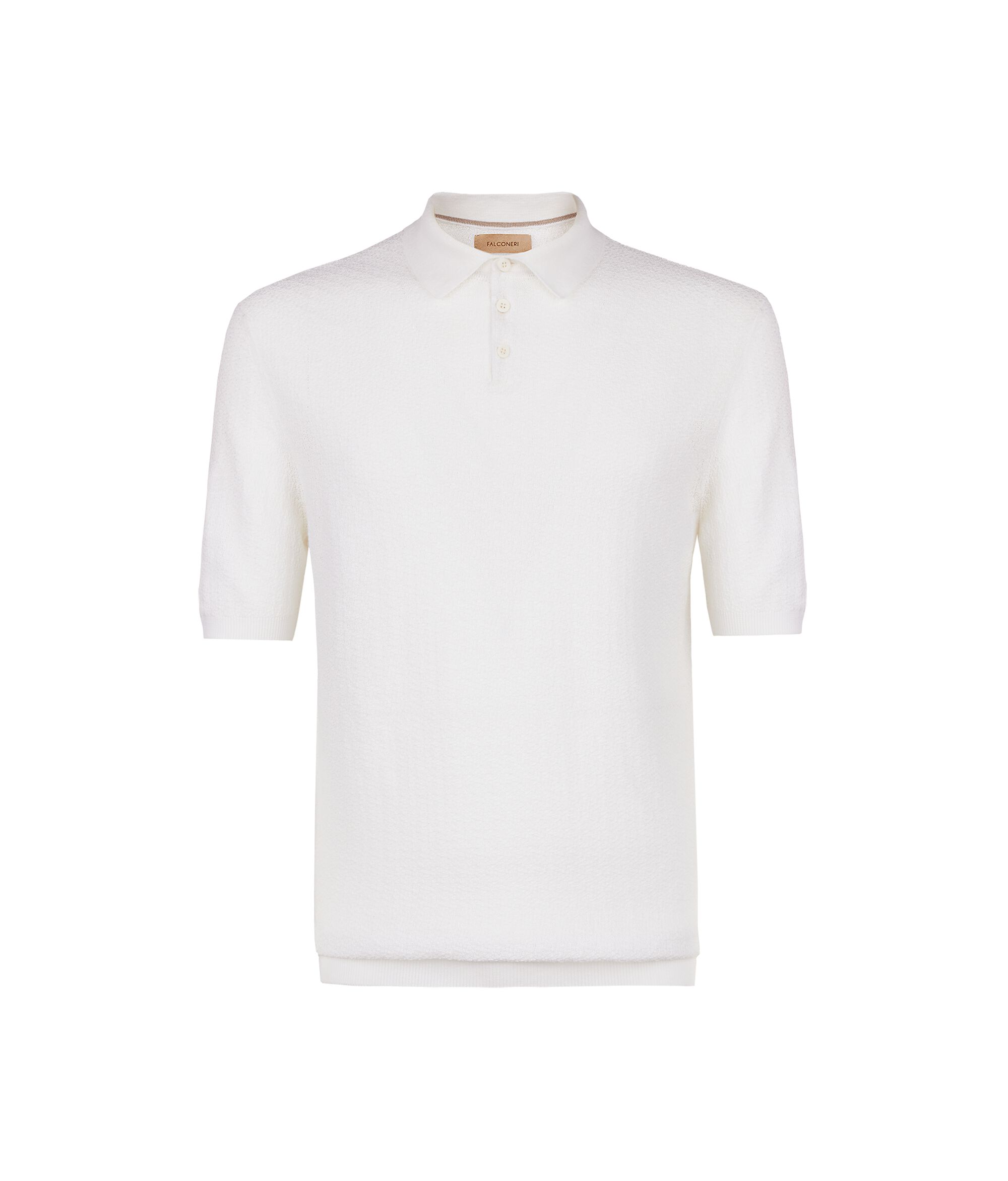 Poloshirt mit kurzen Ärmeln und Wellenmuster