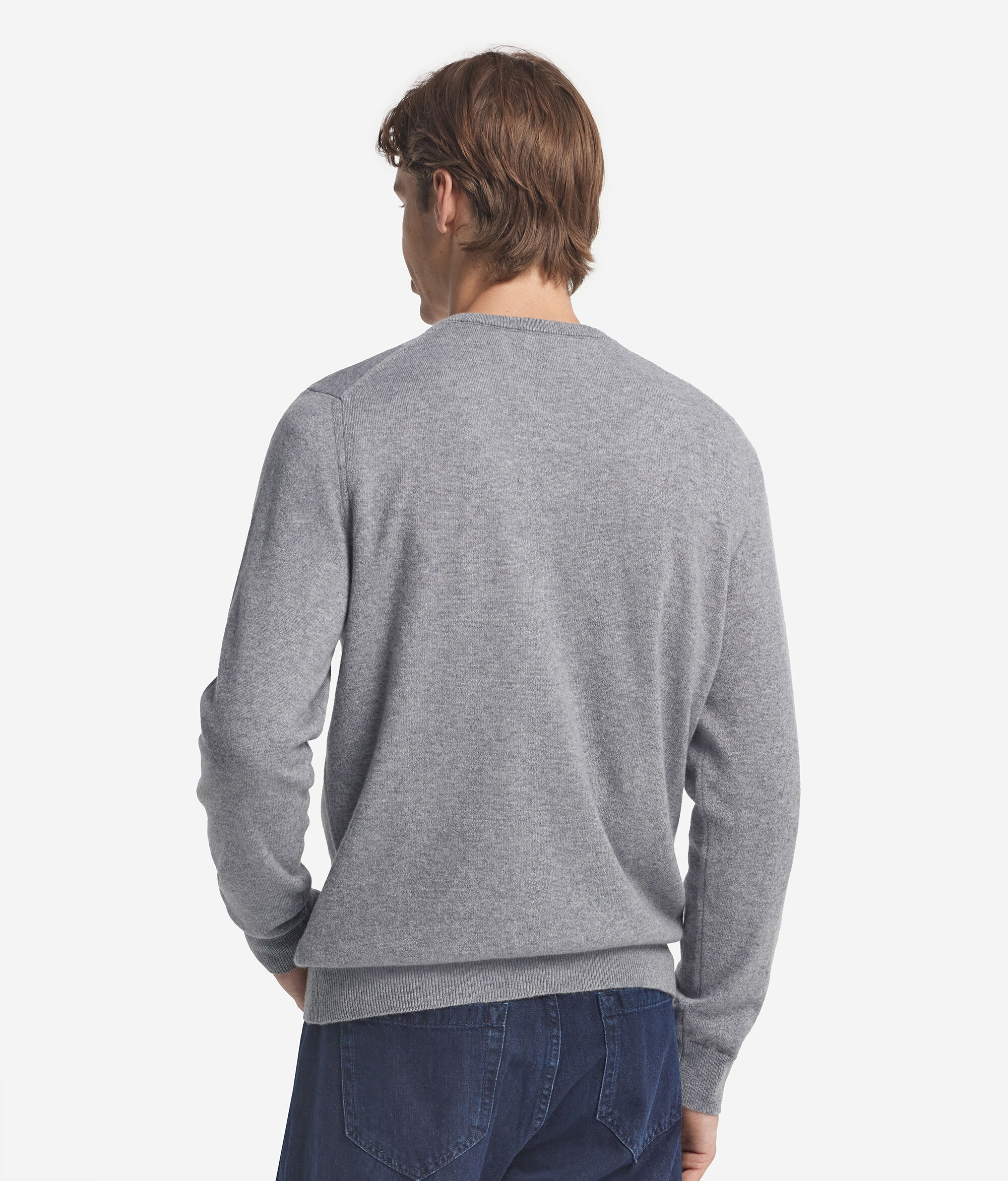 Pullover mit V-Ausschnitt aus Kaschmir Ultrasoft