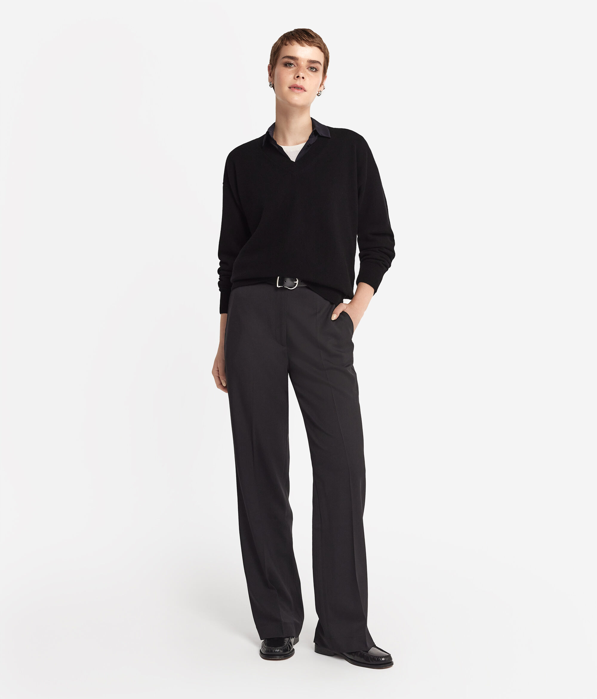 Ultrasoft Cashmere V-Neck Jumper