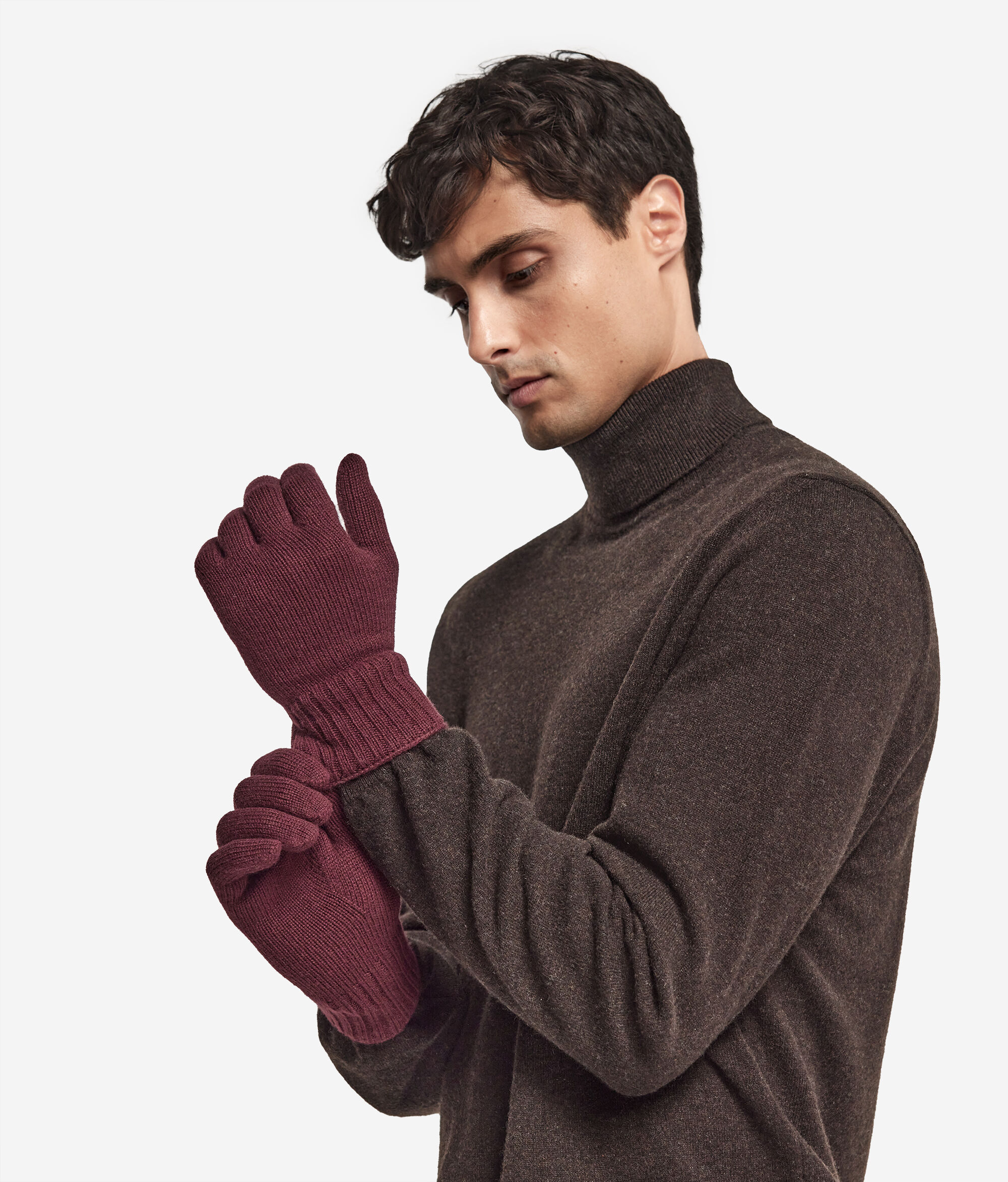 Gants tactiles en cachemire